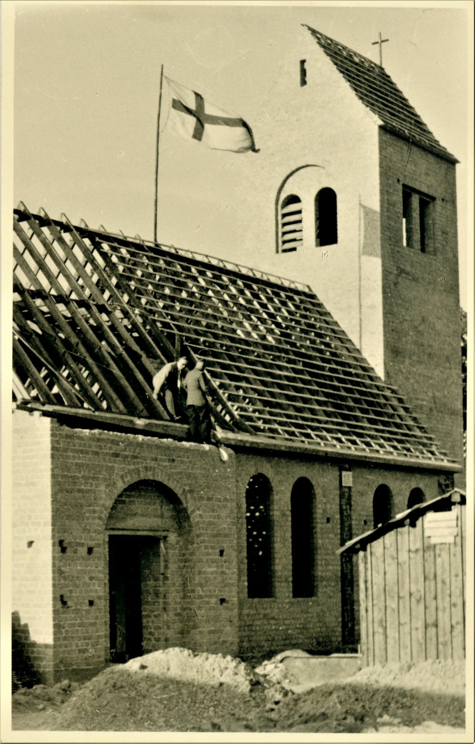 Anekdote | Arnold Widding | Das Kreuz mit dem Kreuz | 1953 (Heimatmuseum Sindorf CC BY-NC-SA)
