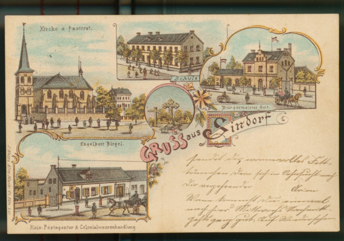 Ansichtskarte von Sindorf | 1903 (Stadtarchiv Kerpen CC BY-NC-SA)