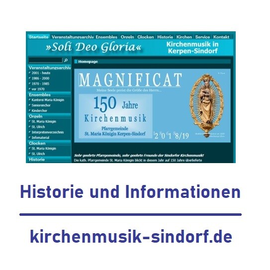 Kirchenmusik in Sindorf | Historie und Informationen (Heimatmuseum Sindorf CC BY-NC-SA)