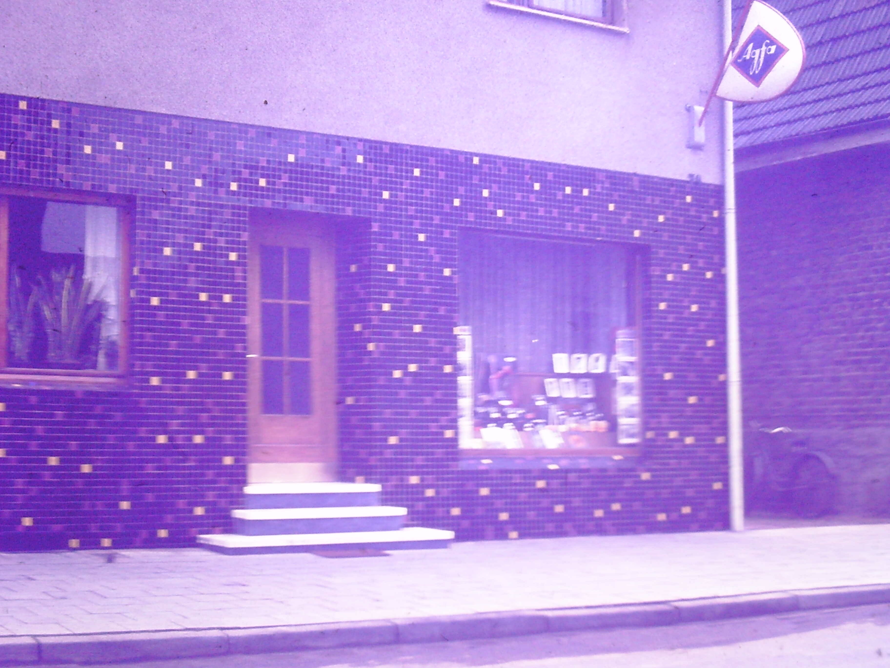 Geschäft | Herrenstraße 74 | Foto Ruland | circa 1960 (Heimatmuseum Sindorf CC BY-NC-SA)
