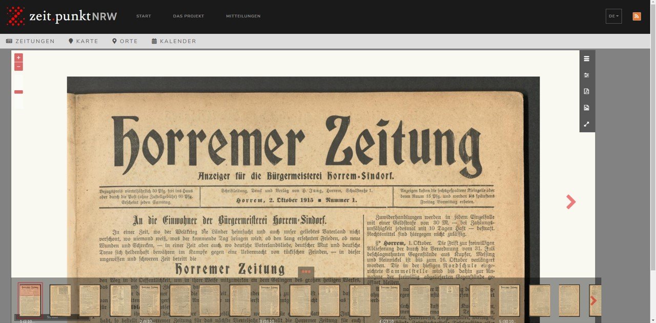 Horremer Zeitung | Anzeiger für die Bürgermeisterei Horrem-Sindorf (Heimatmuseum Sindorf CC BY-NC-SA)