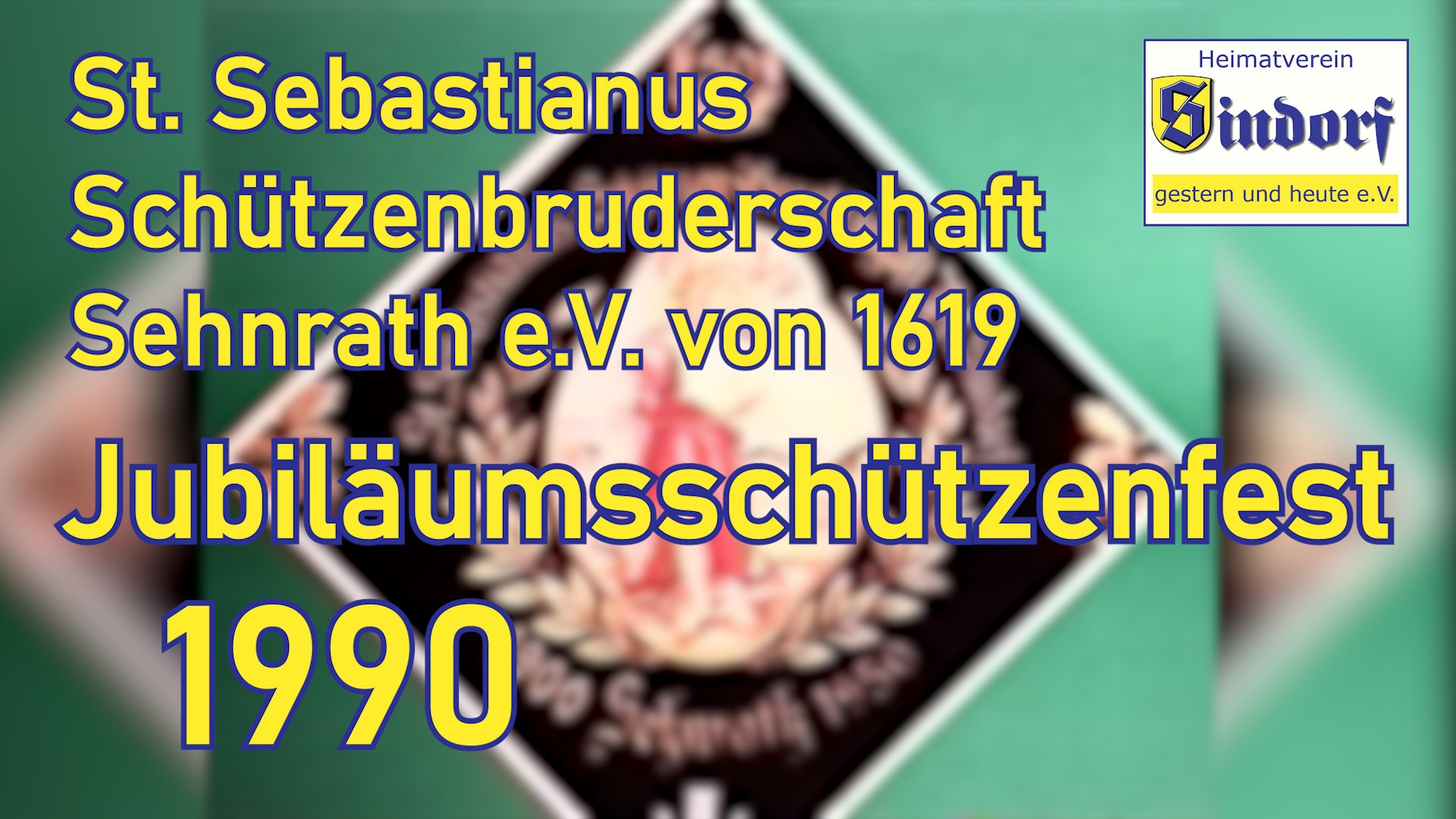 Film 2022 | St. Sebastianus Schützen Sindorf-Sehnrath | Großer Jubiläumsfestzug 1990 (Heimatmuseum Sindorf CC BY-NC-SA)
