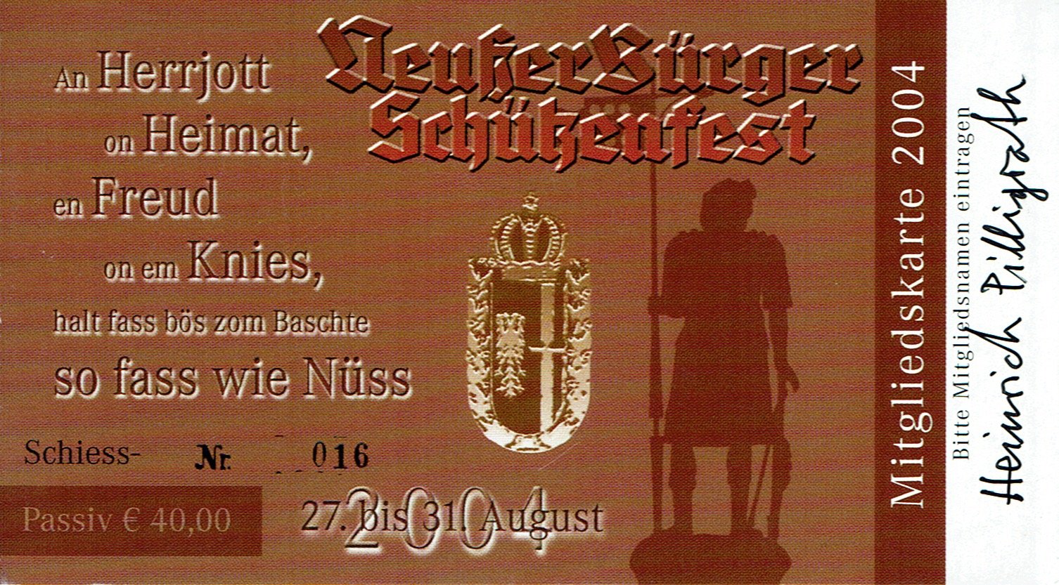 Festkarte Neuss 2004 (passiv) VS (Rheinisches Schützenmuseum Neuss CC BY-NC-SA)