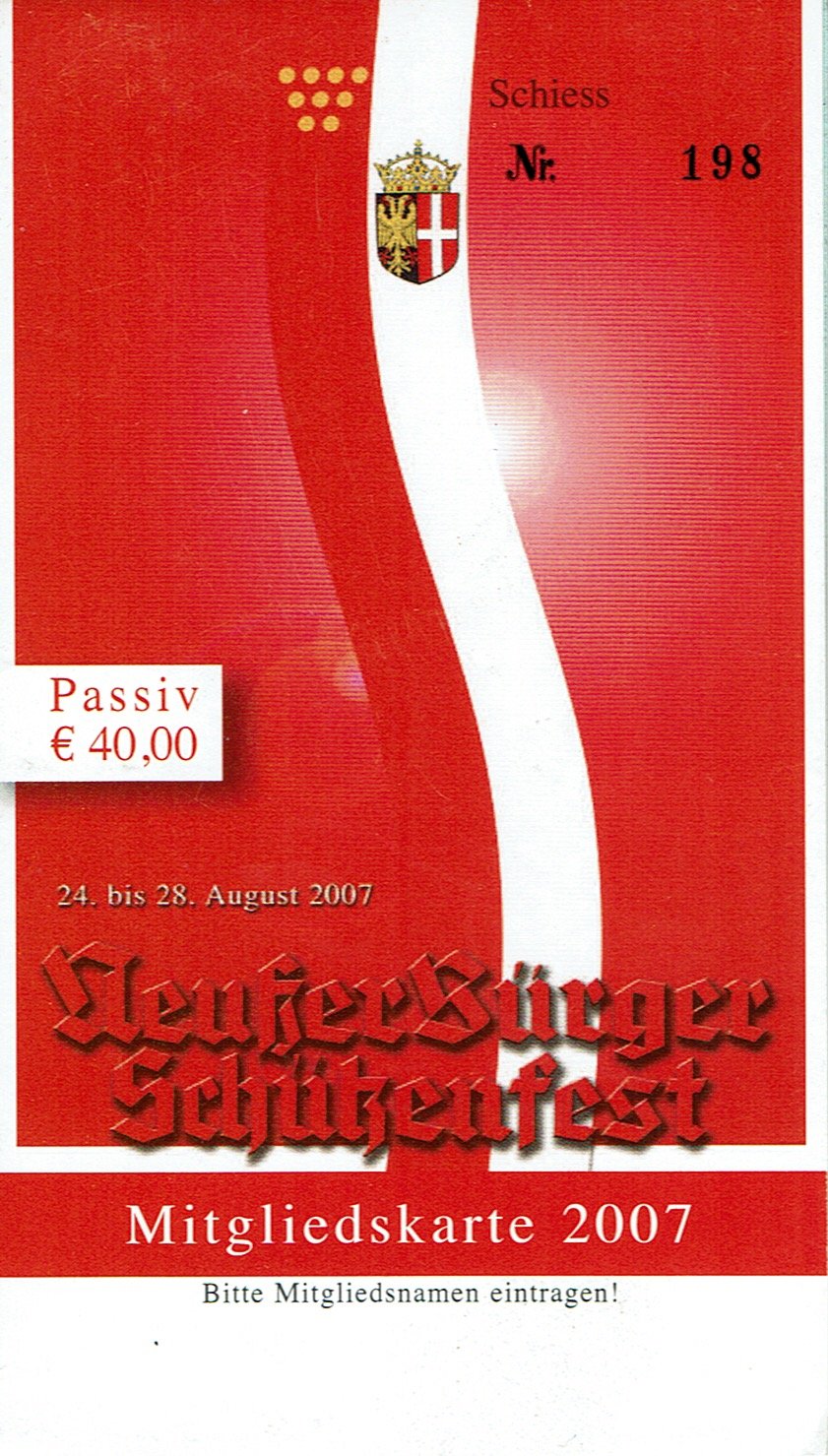 Festkarte Neuss 2011 (passiv) VS (Rheinisches Schützenmuseum Neuss CC BY-NC-SA)