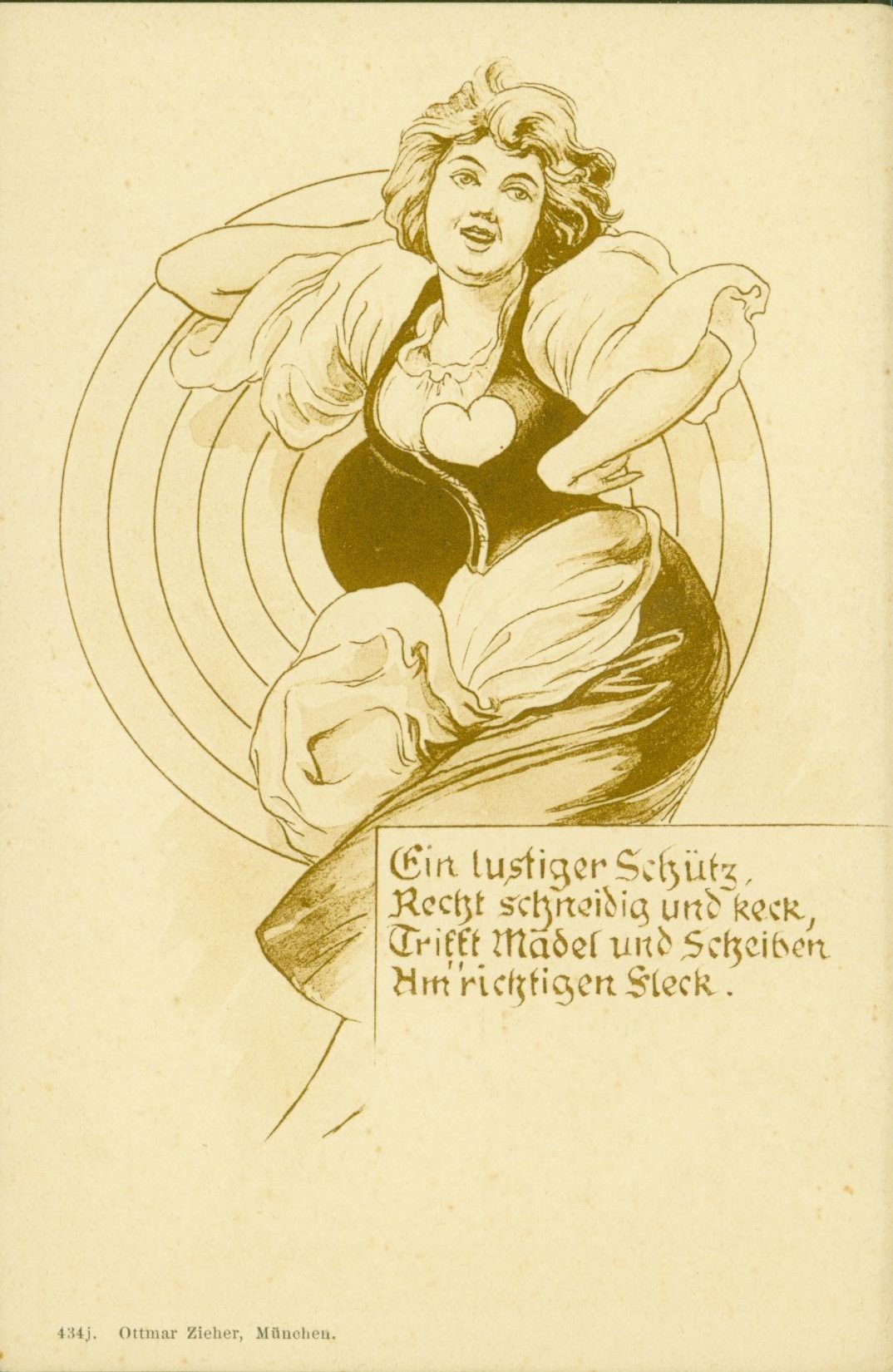 Postkarte (Rheinisches Schützenmuseum Neuss CC BY-NC-SA)