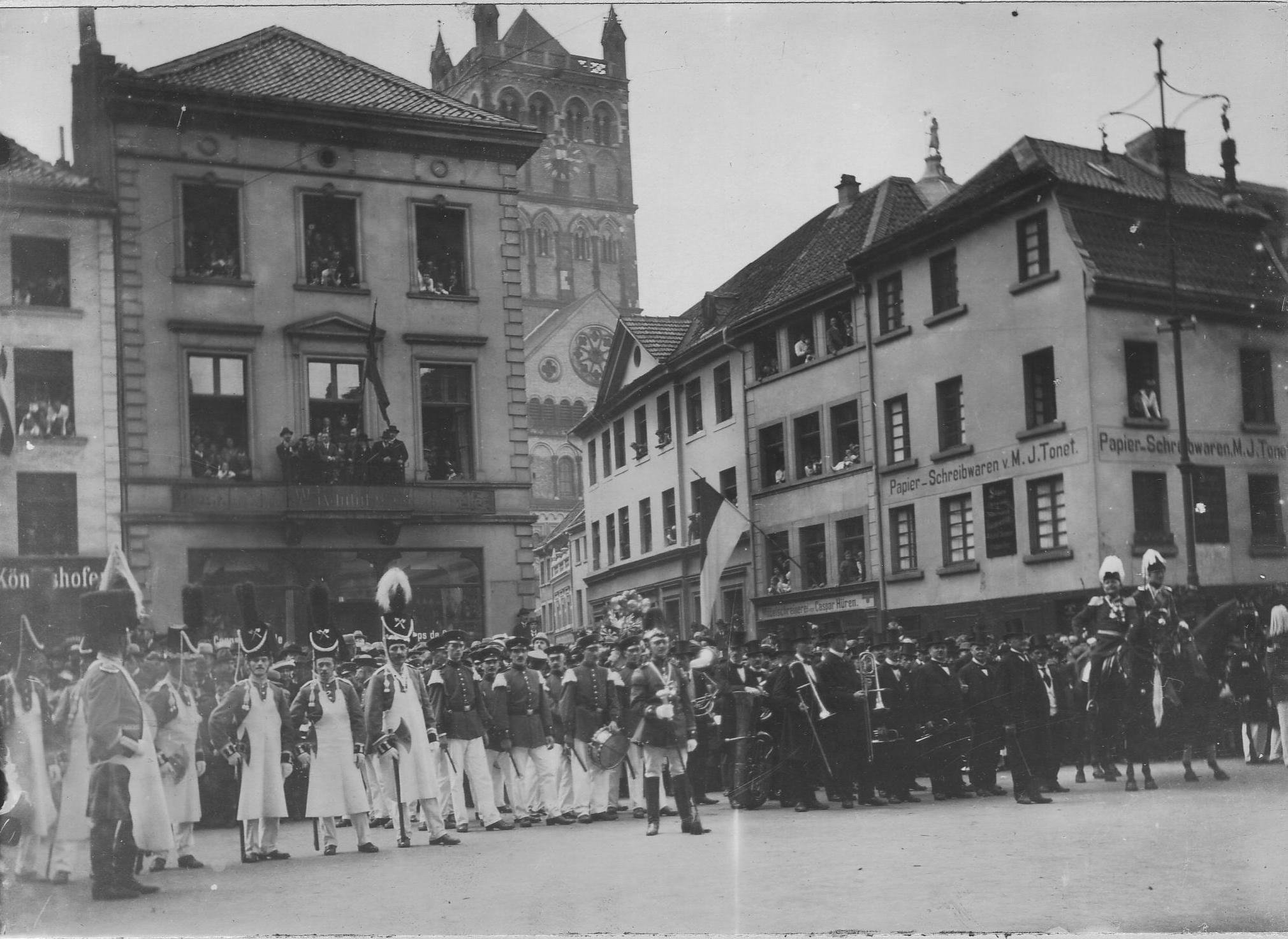 Schützenfest 1906 (Rheinisches Schützenmuseum Neuss CC BY-NC-SA)
