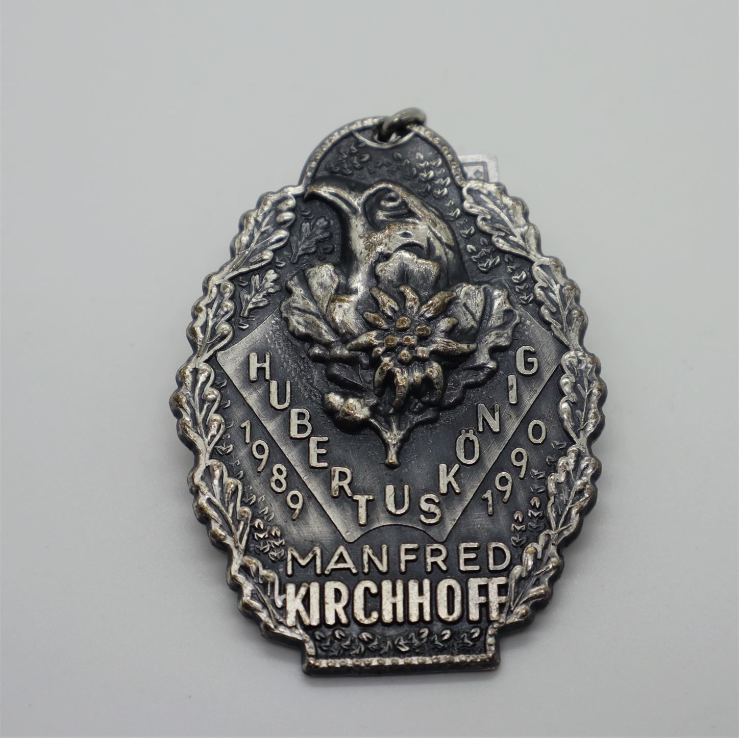 Orden Hubertuskönig Manfred Kirchhoff, Neuss, 1989/90 VS (Rheinisches Schützenmuseum Neuss CC BY-NC-SA)