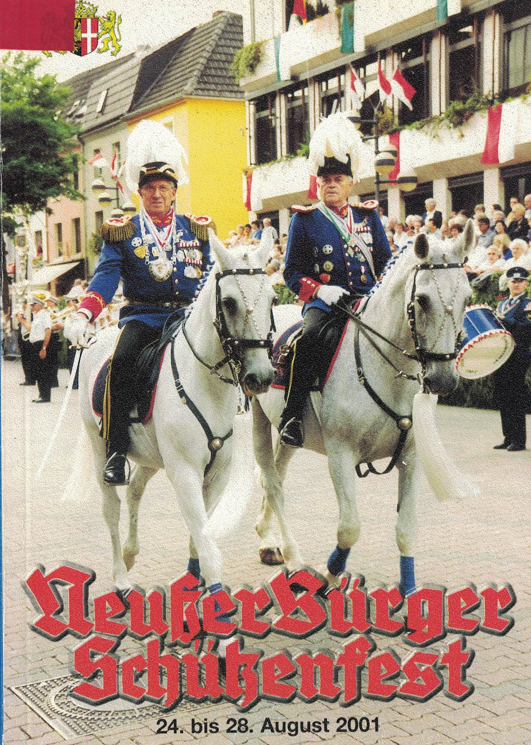 Festheft Schützenfest Neuss 2001 (Rheinisches Schützenmuseum Neuss CC BY-NC-SA)