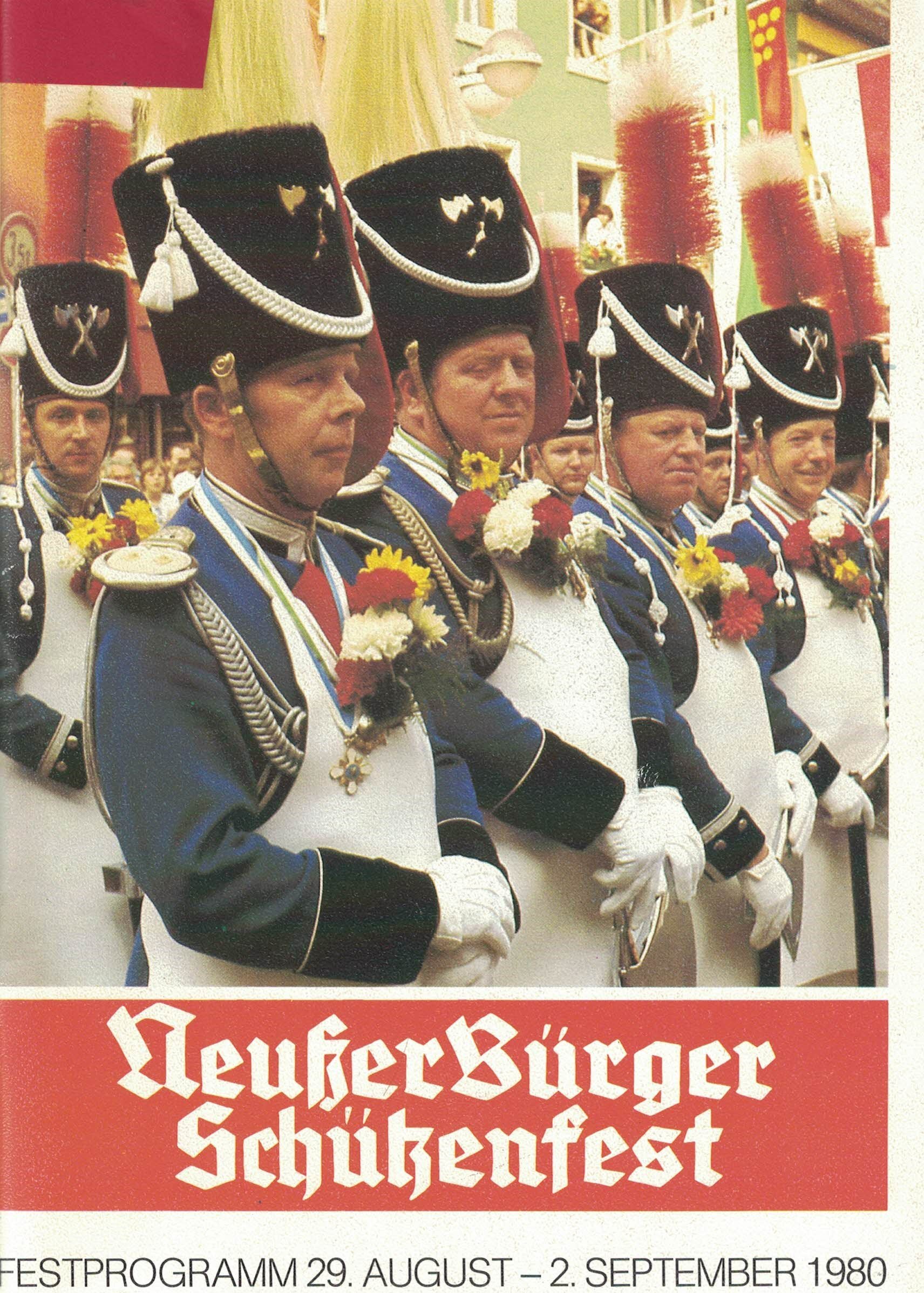 Festheft Schützenfest Neuss 1980 (Rheinisches Schützenmuseum Neuss CC BY-NC-SA)