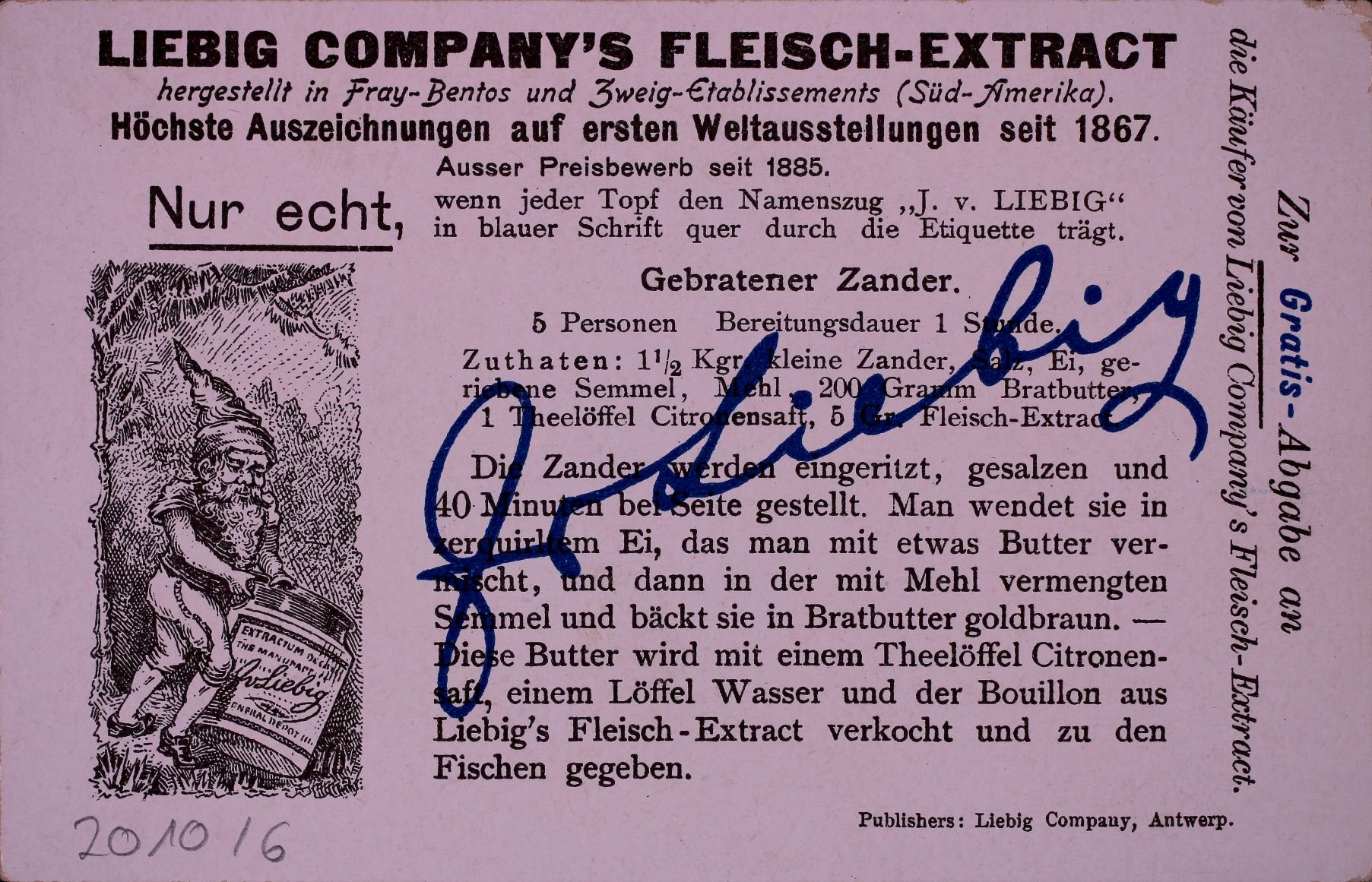 Liebigkarte Wilhelm Tell (Rheinisches Schützenmuseum Neuss CC BY-NC-SA)