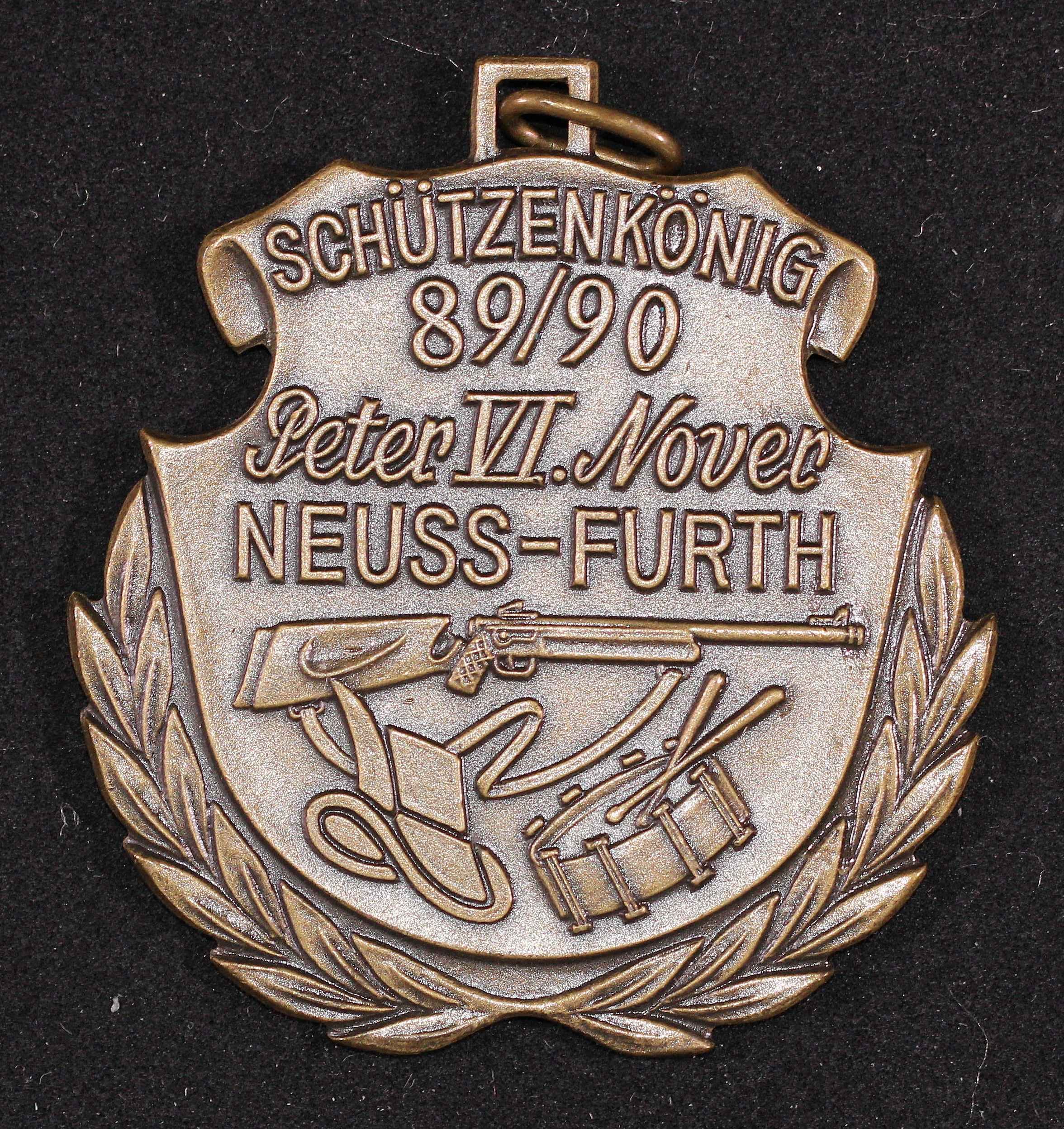 Orden Schützenkönig Neuss-Furth 1989/90 Peter Nover VS (Rheinisches Schützenmuseum Neuss CC BY-NC-SA)