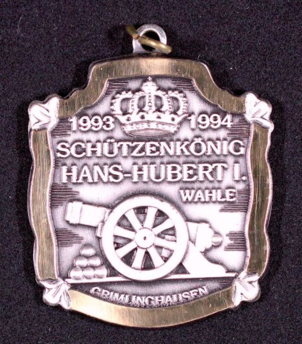Orden Schützenkönig Grimlinghausen 1993/94 Hans-Hubert Wahle (Rheinisches Schützenmuseum Neuss CC BY-NC-SA)
