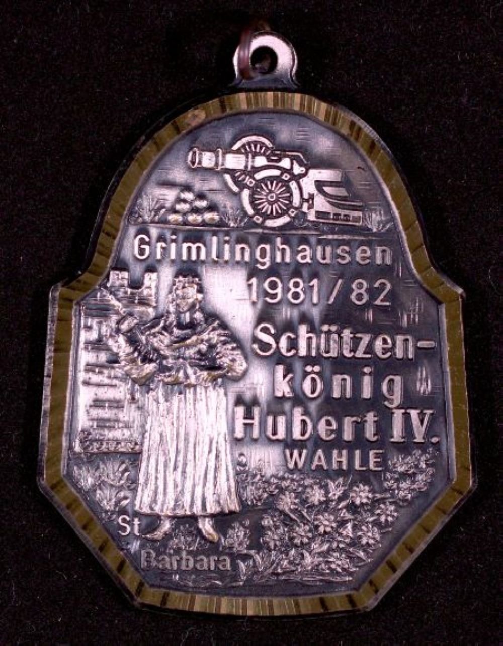 Orden Schützenkönig Grimlinghausen 1981/82 Hubert Wahle (Rheinisches Schützenmuseum Neuss CC BY-NC-SA)