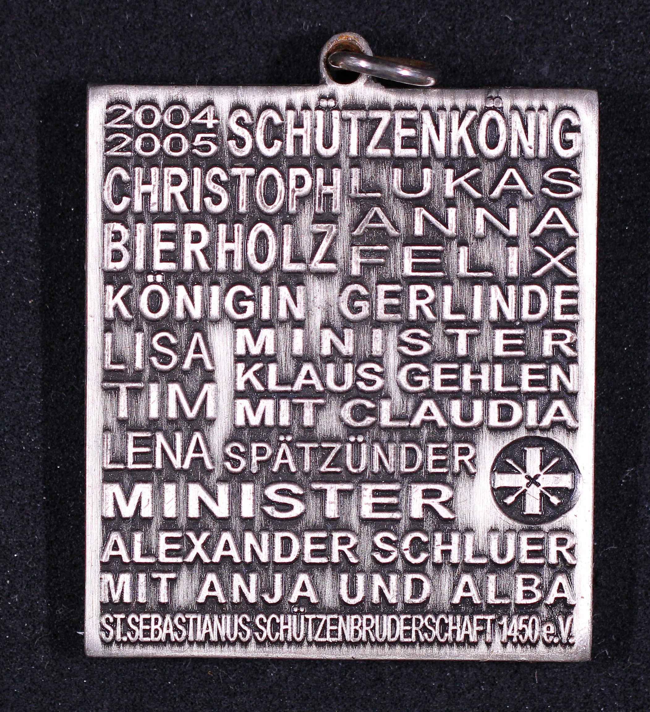 Orden Schützenkönig Kaarst 2004/05 Christoph Bierholz VS (Rheinisches Schützenmuseum Neuss CC BY-NC-SA)