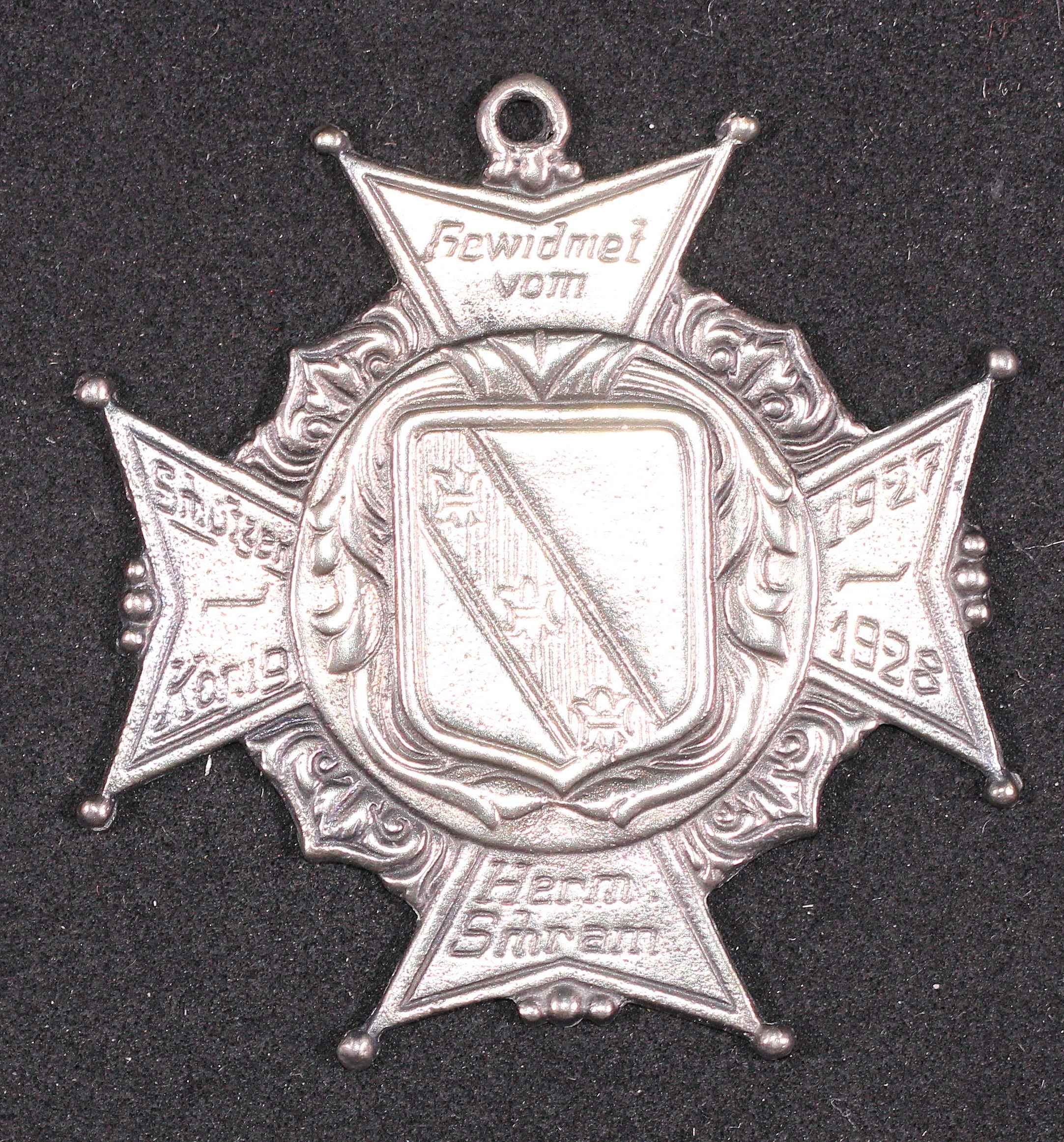 Orden Schützenkönig Neuss 1927/28 Hermann Schram (Variante: Silber) (VS) (Rheinisches Schützenmuseum Neuss CC BY-NC-SA)