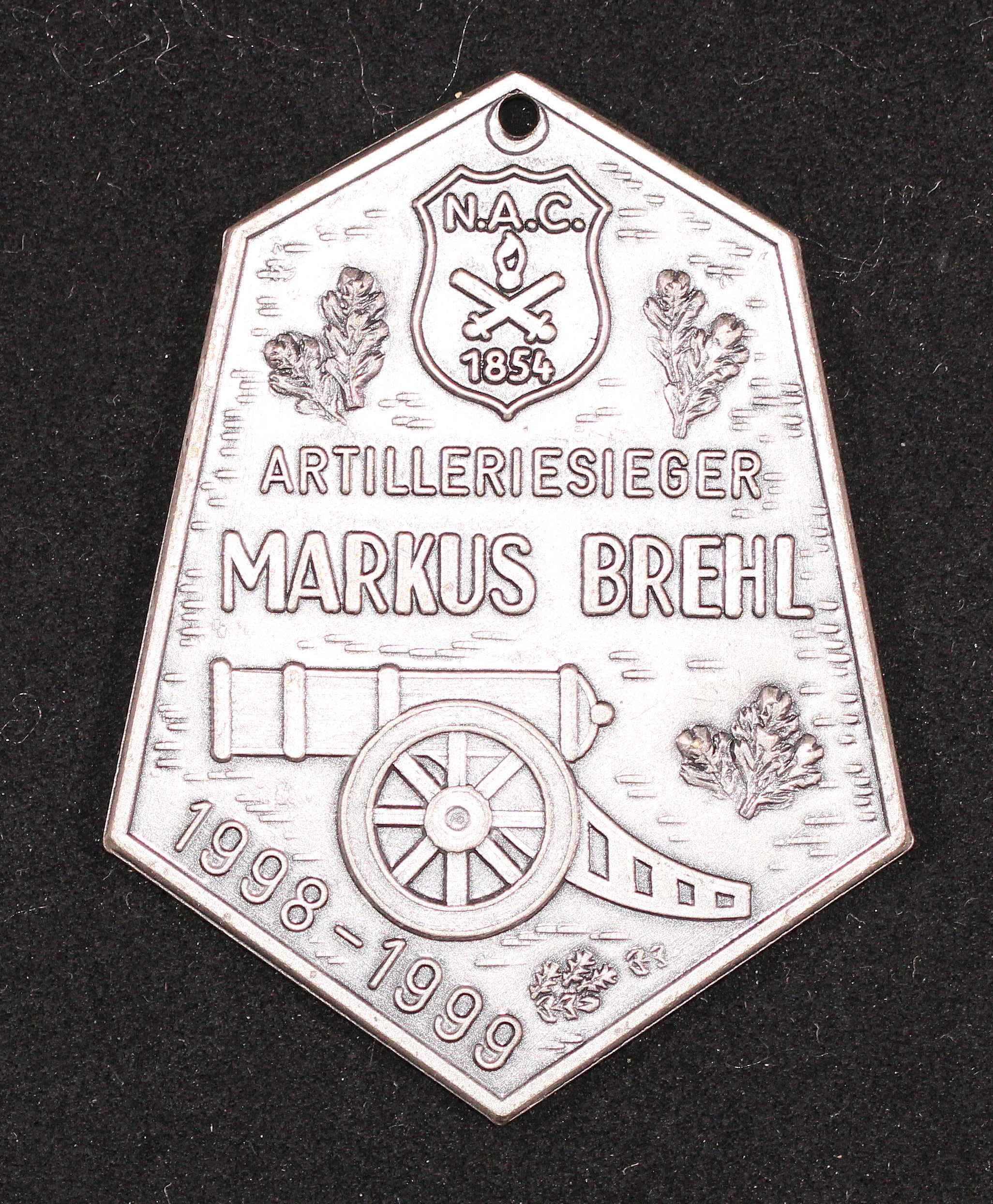 Orden Artilleriesieger Neuss 1998/99 Markus Brehl VS (Rheinisches Schützenmuseum Neuss CC BY-NC-SA)