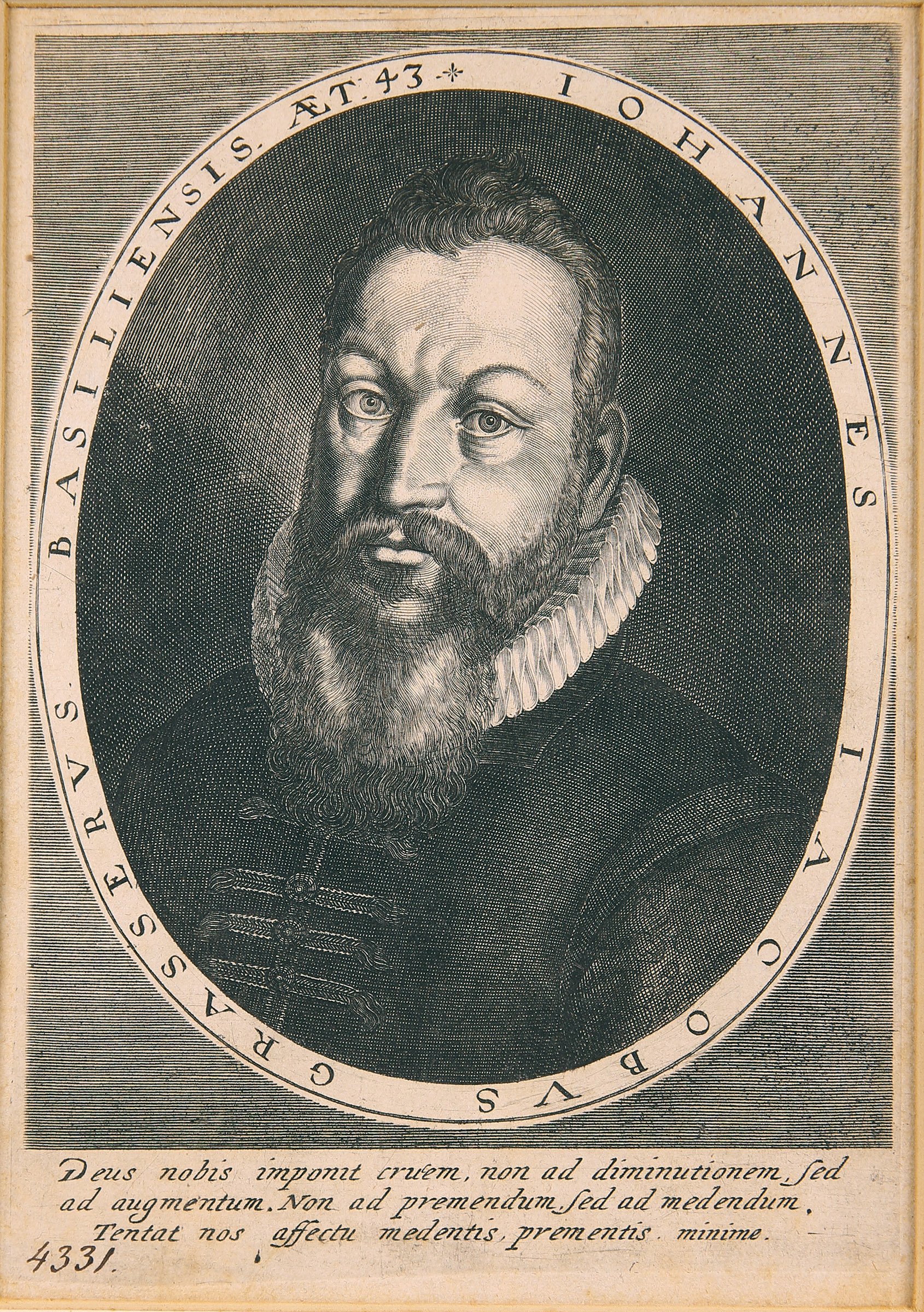 Porträt Johannes Grasser (Wilhelm-Fabry-Museum CC BY-NC-SA)