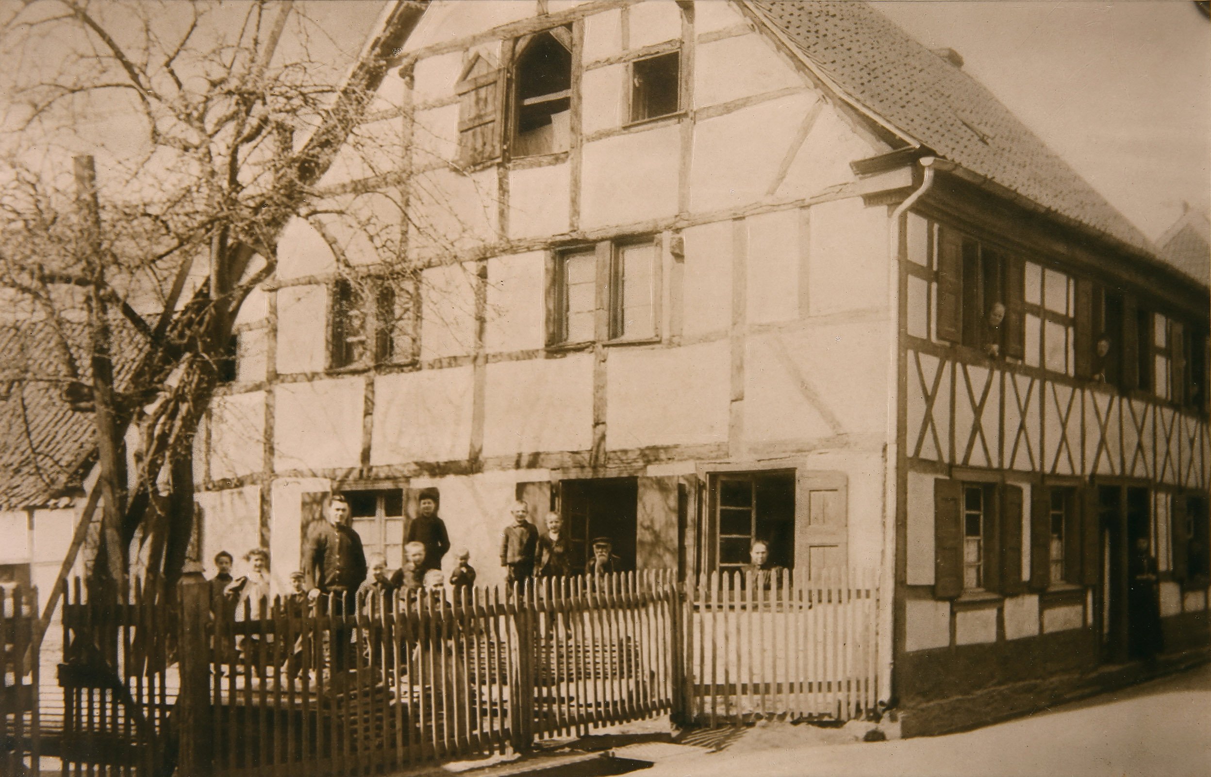 Fotografie des mutmaßlichen Geburtshauses von Wilhelm Fabry (Stadtarchiv Hilden CC BY-NC-SA)