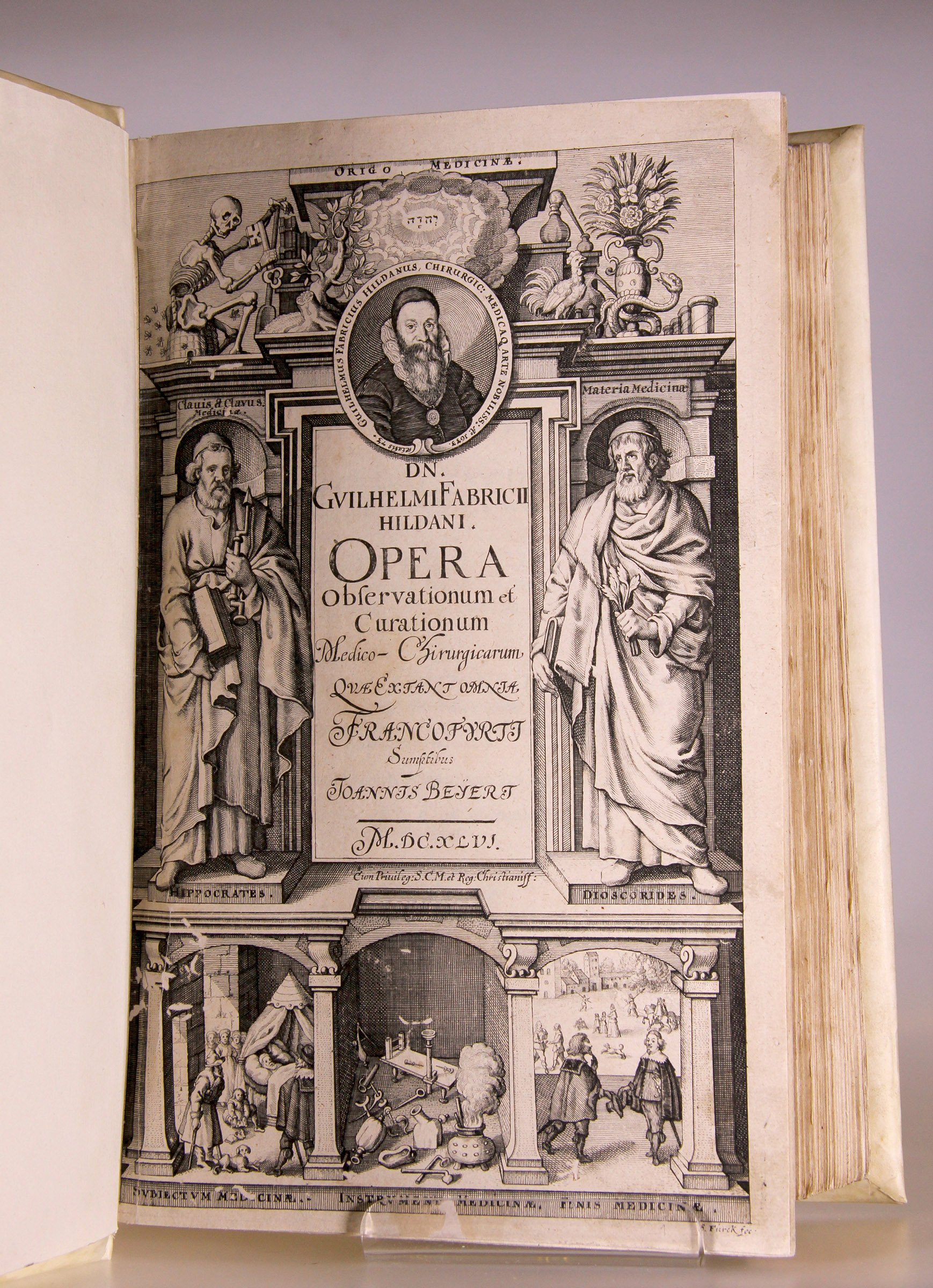 Wilhelm Fabry, Opera observationum et curationum medico-chirurgicarum (Wilhelm-Fabry-Museum CC BY-NC-SA)