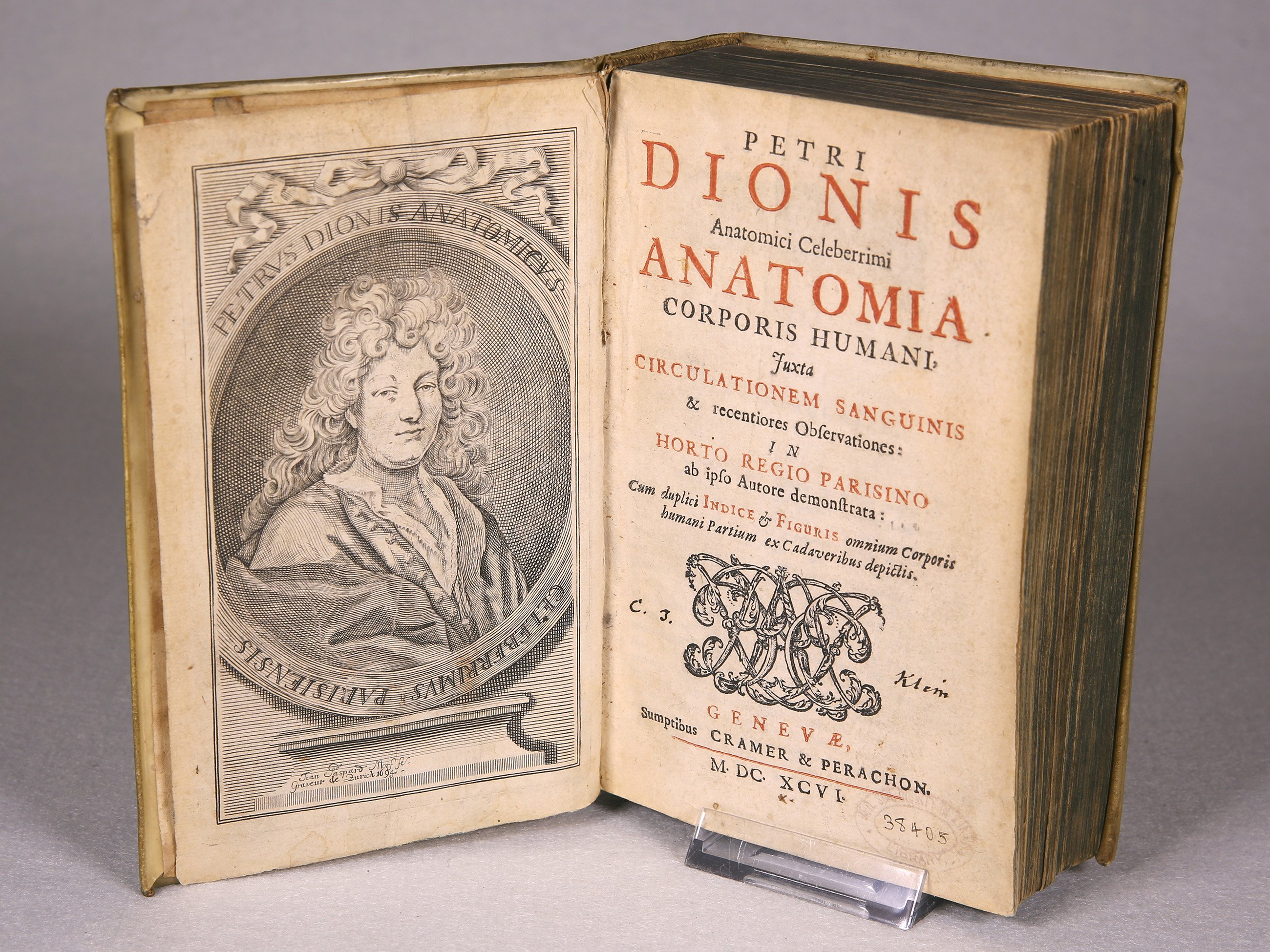 Pierre Dionis (Petri Dionis), Anatomia (Wilhelm-Fabry-Museum CC BY-NC-SA)