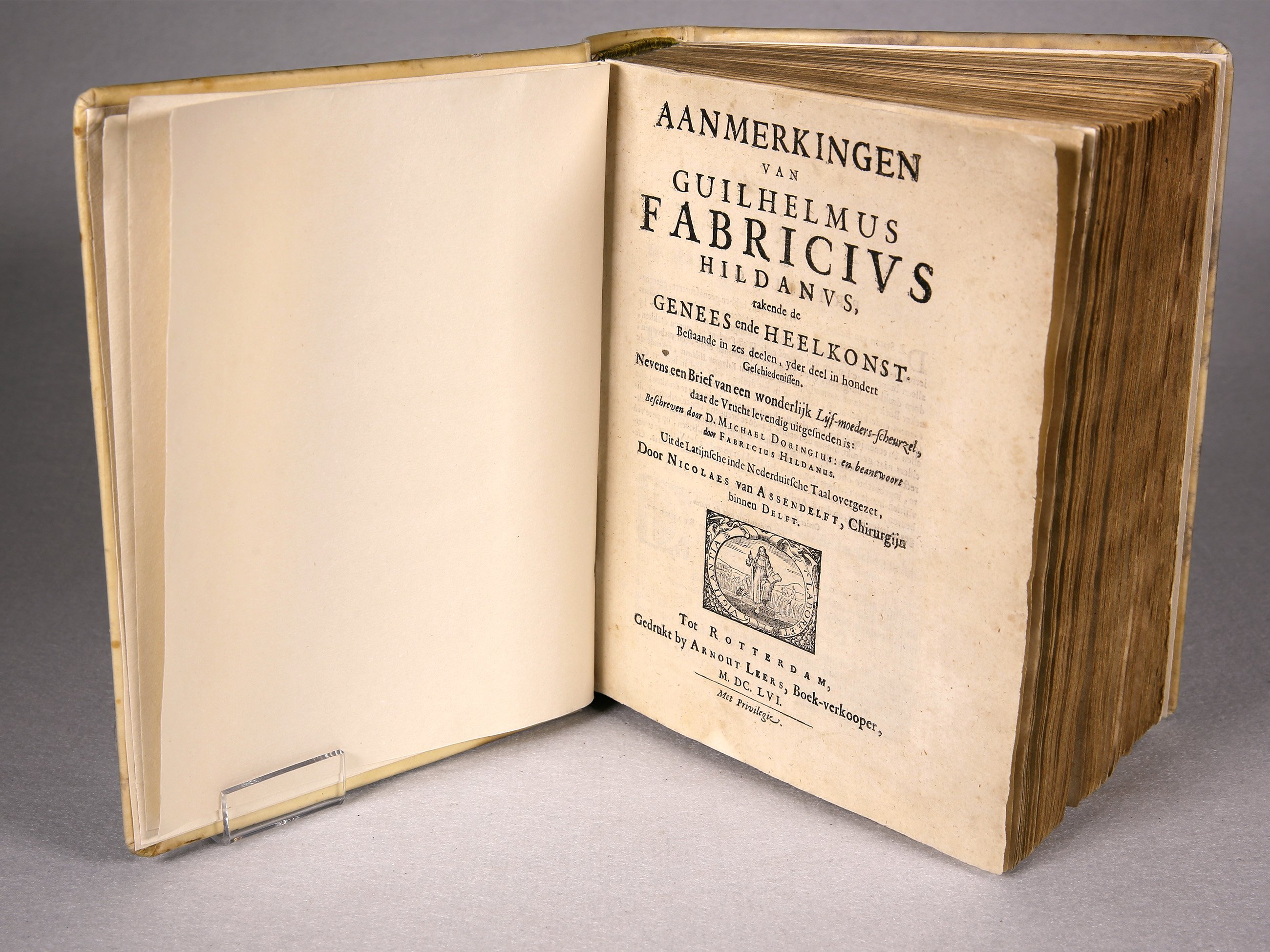 Wihelm Fabry, Observationes, Niederländische Ausgabe (Wilhelm-Fabry-Museum CC BY-NC-SA)
