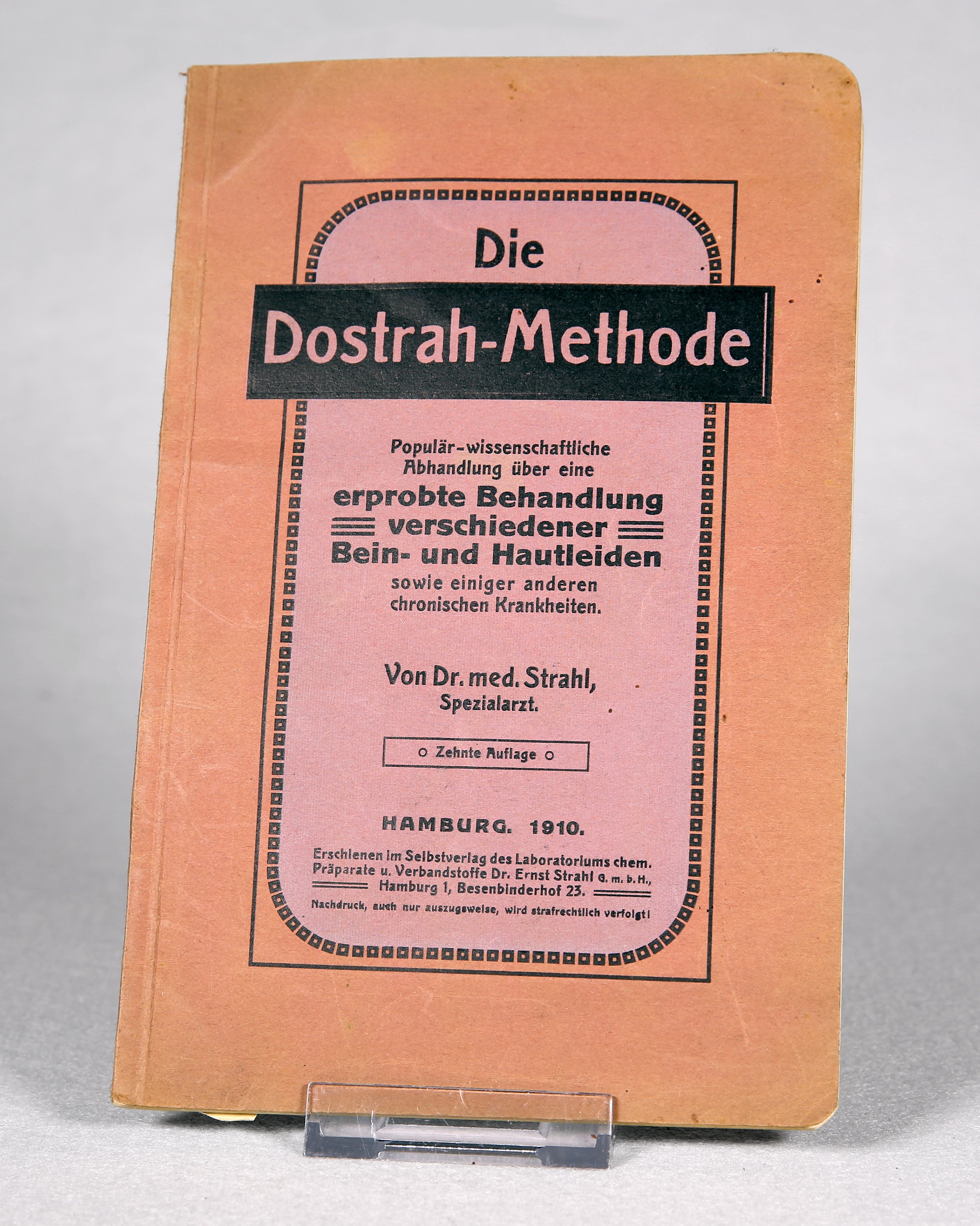 Dr. med. Ernst Strahl, Die Dostrah Methode (Wilhelm-Fabry-Museum CC BY-NC-SA)