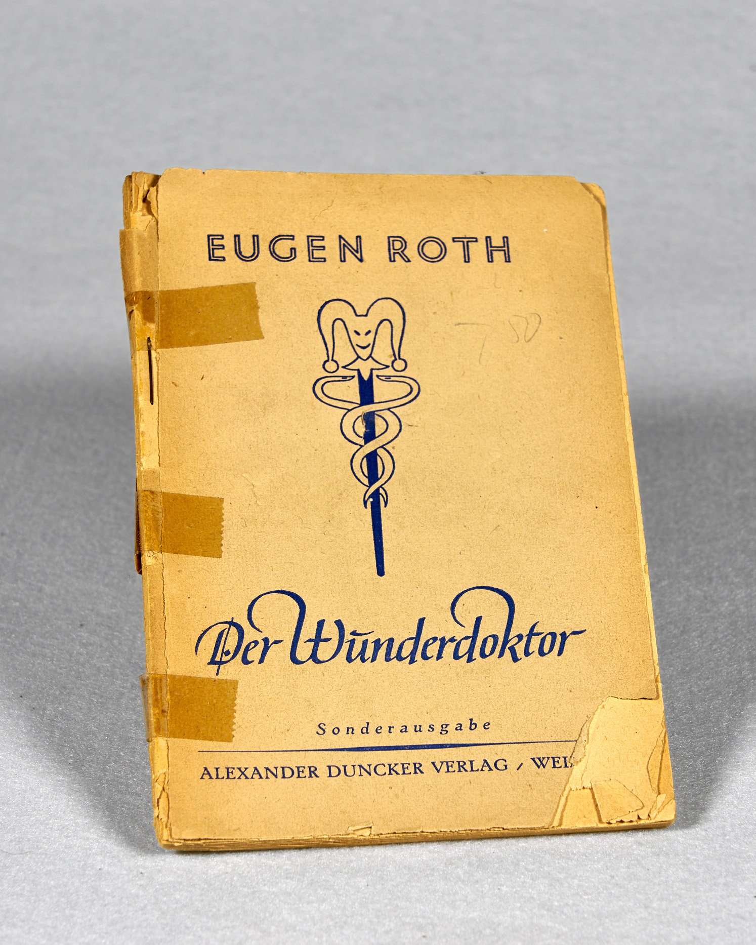 Eugen Roth, Der Wunderdoktor, Feldpostausgabe 1945 (Wilhelm-Fabry-Museum CC BY-NC-SA)
