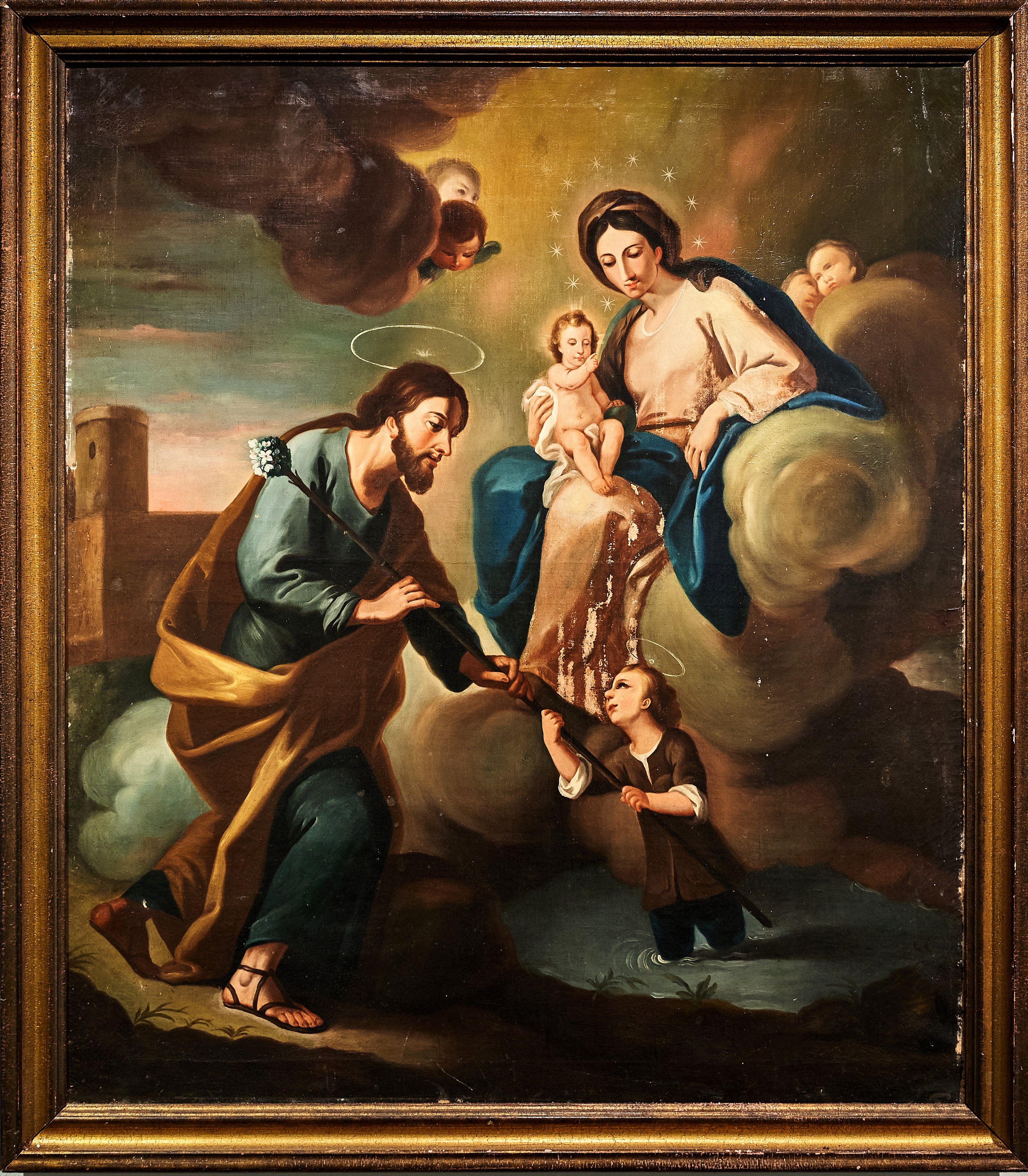 Heiliger rettet ein Kind vor dem Ertrinken (Wilhelm-Fabry-Museum CC BY-NC-SA)