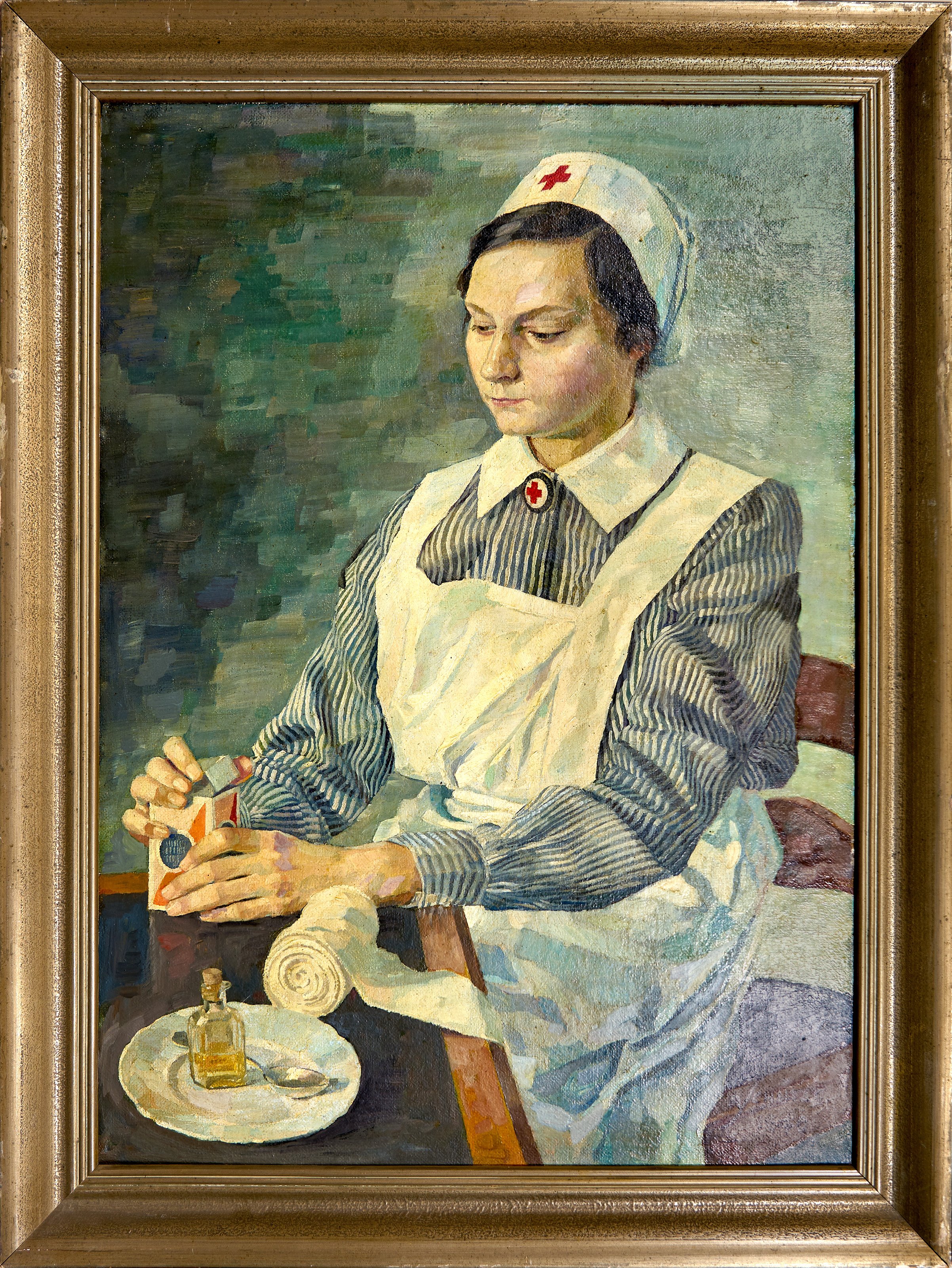 Alfred Schütze: Krankenschwester des Roten Kreuzes (Wilhelm-Fabry-Museum CC BY-NC-SA)