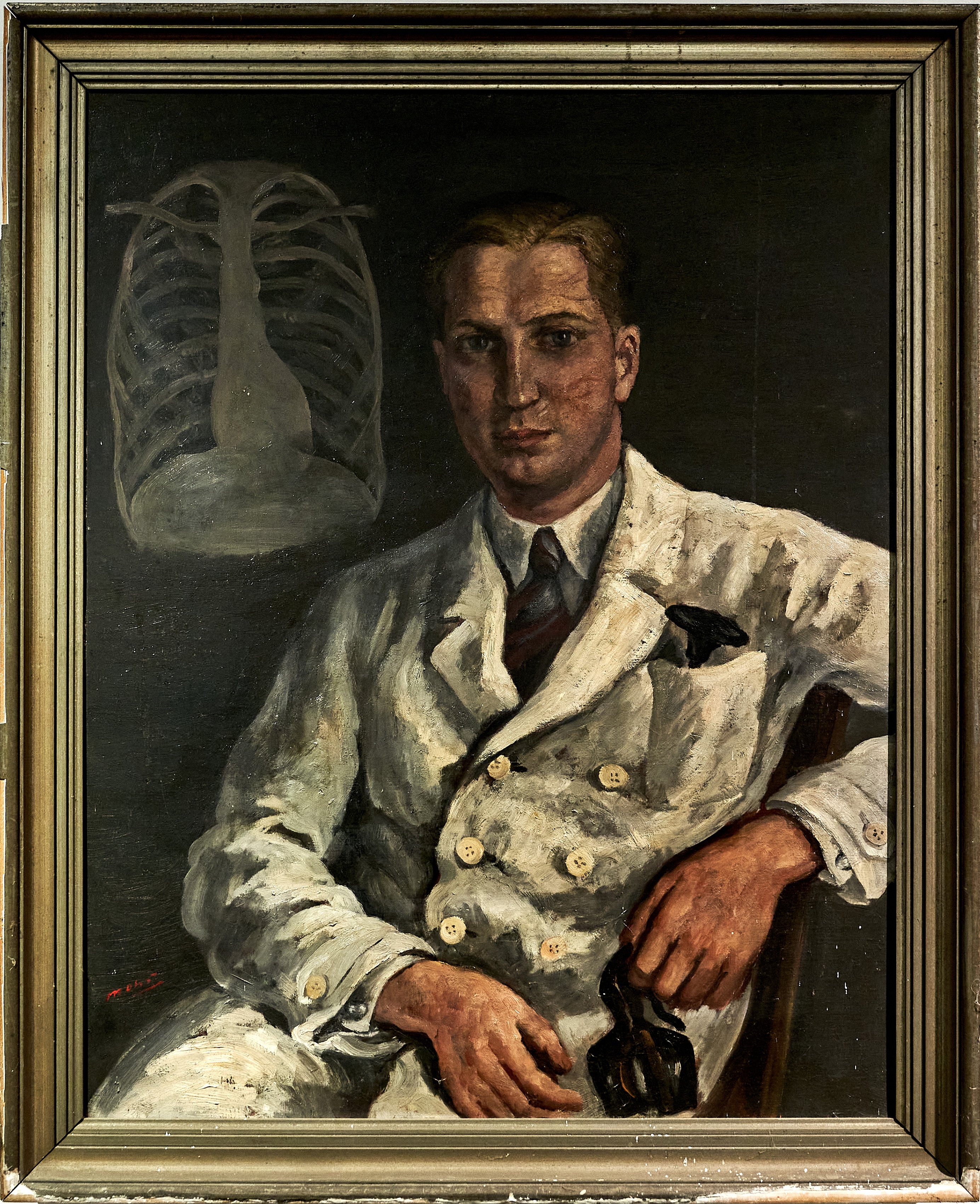 Alexander Mohr: Bildnis eines Röntgenarztes (Wilhelm-Fabry-Museum CC BY-NC-SA)