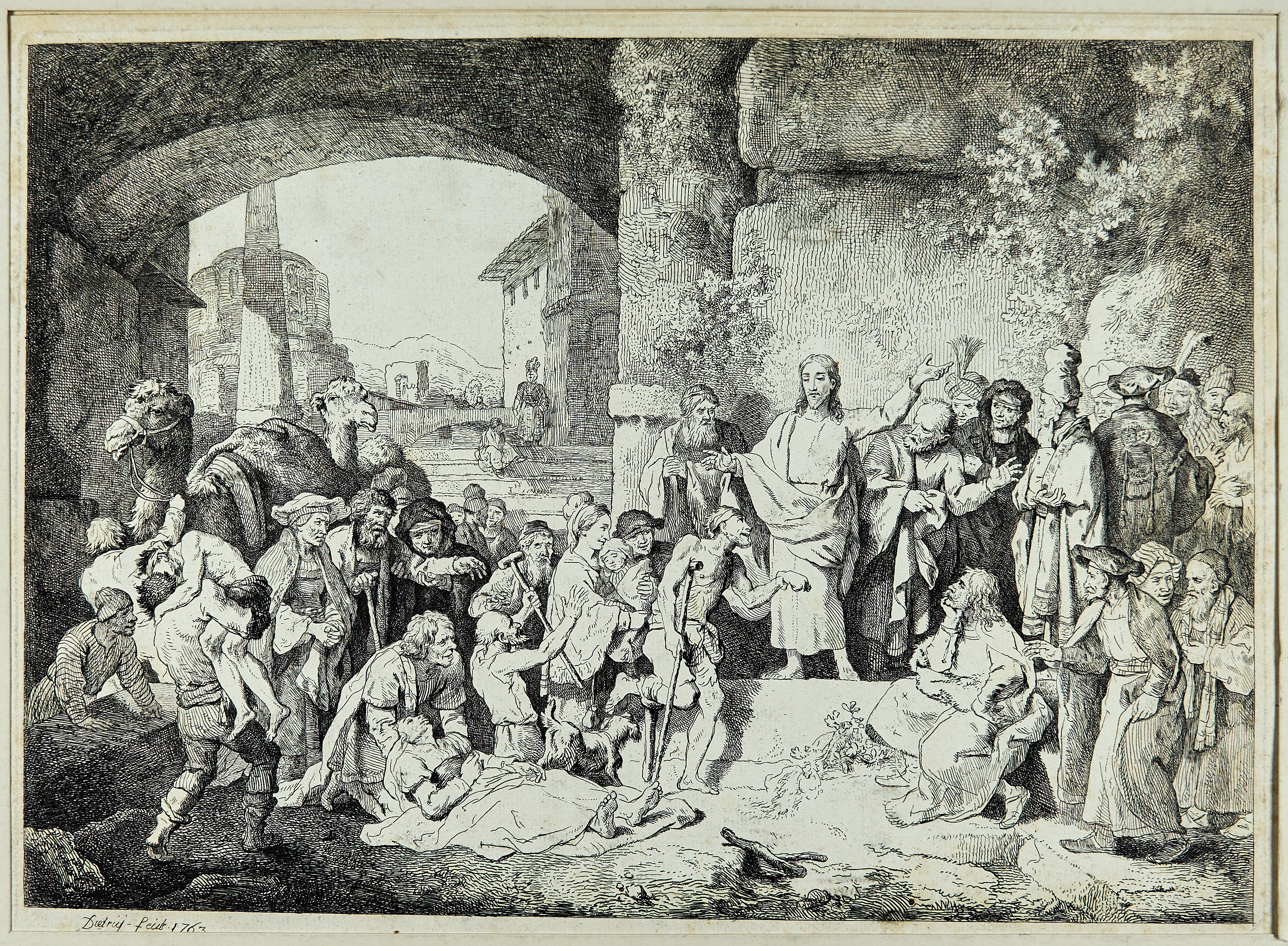 Christian Dietrich: Die Auferstehung des Lazarus (Wilhelm-Fabry-Museum CC BY-NC-SA)
