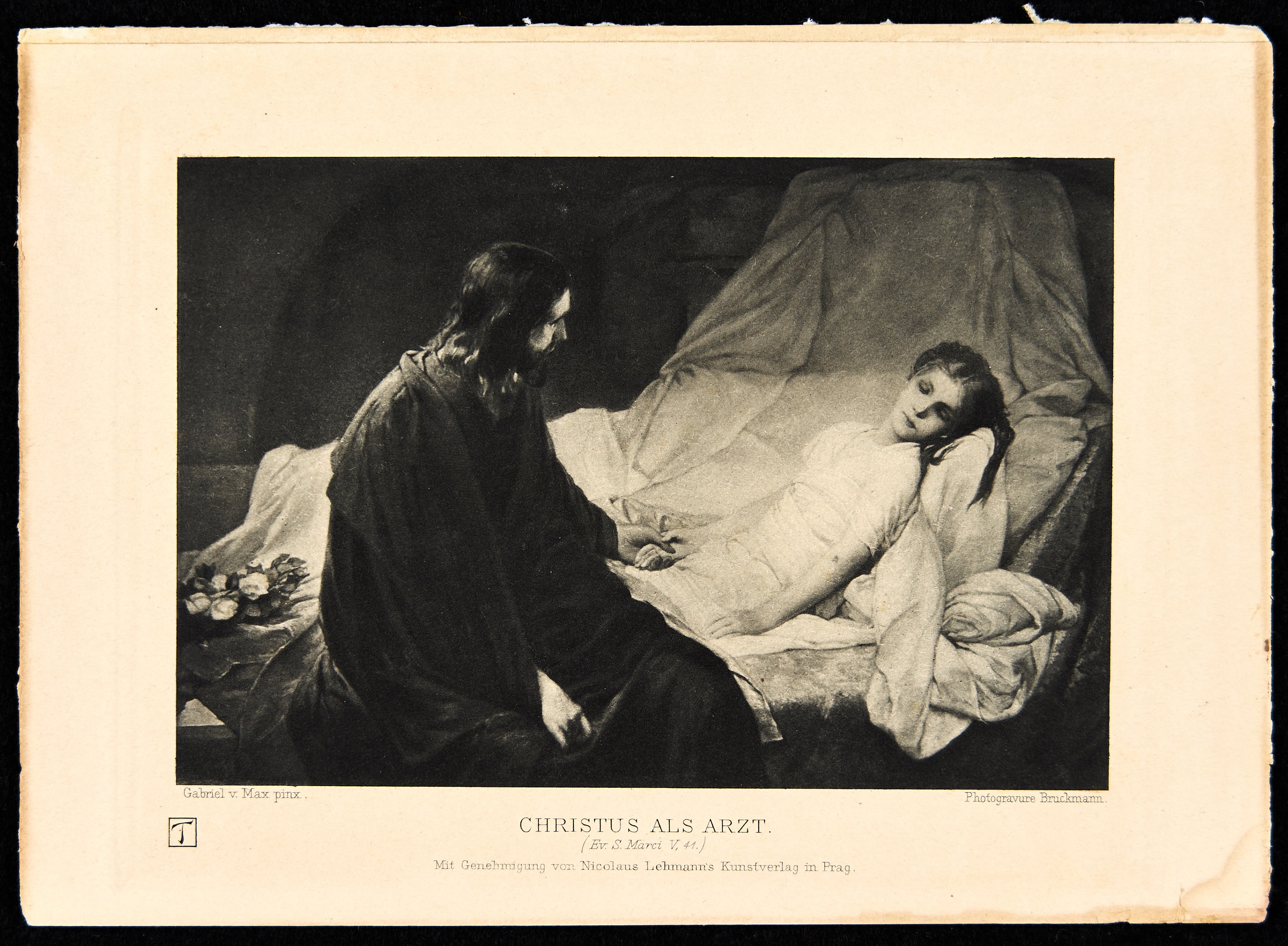 Christus als Arzt, nach Gabriel von Max (Wilhelm-Fabry-Museum CC BY-NC-SA)