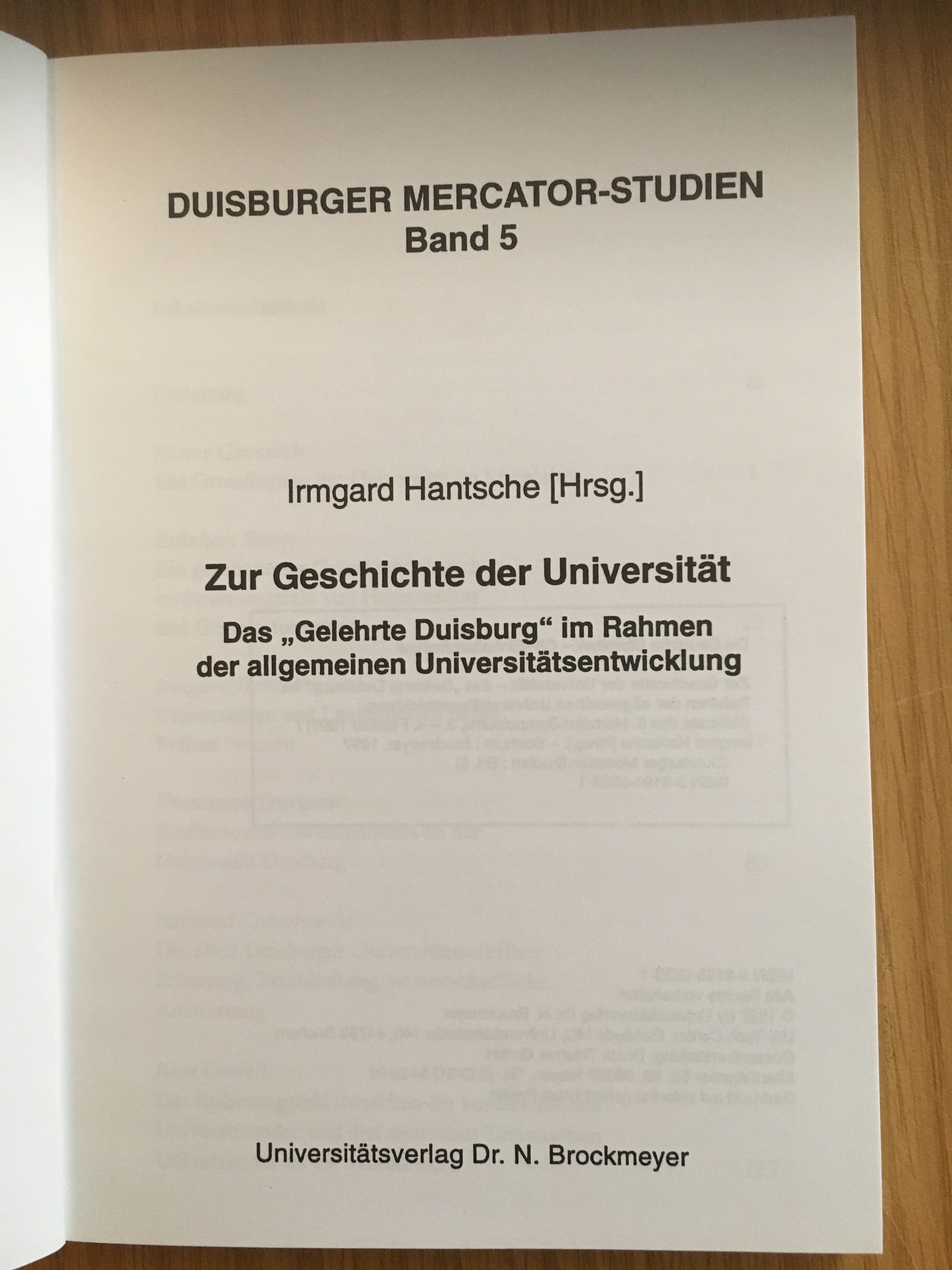 Duisburger Mercatorstudien Band 4, 1995. (Besucherbergwerk und Bergbaumuseum "Grube Silberhardt" CC BY-NC-SA)