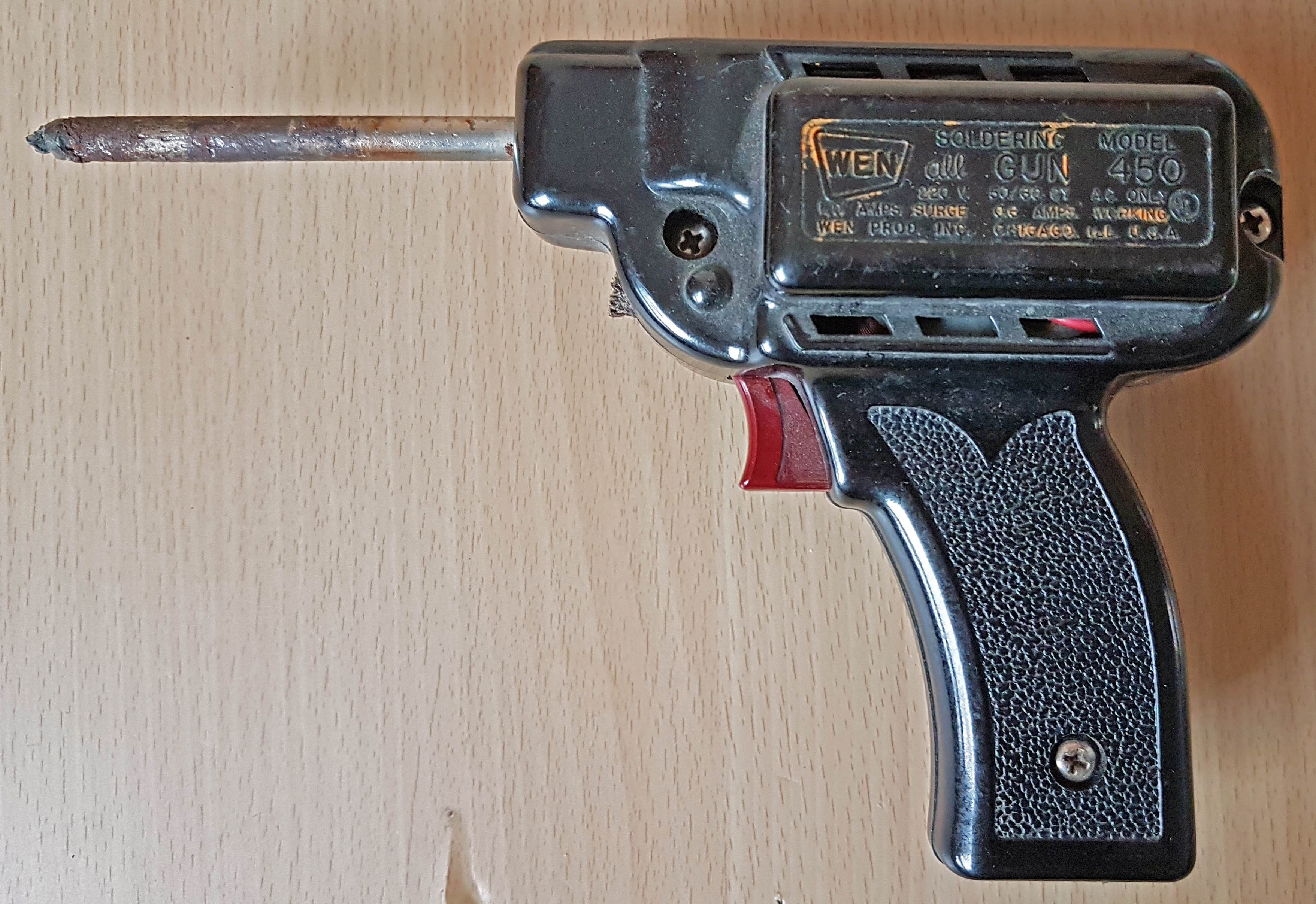 Lötpistole	WEN Soldering Gun Model 450 (museum comp:ex CC BY-NC-SA)