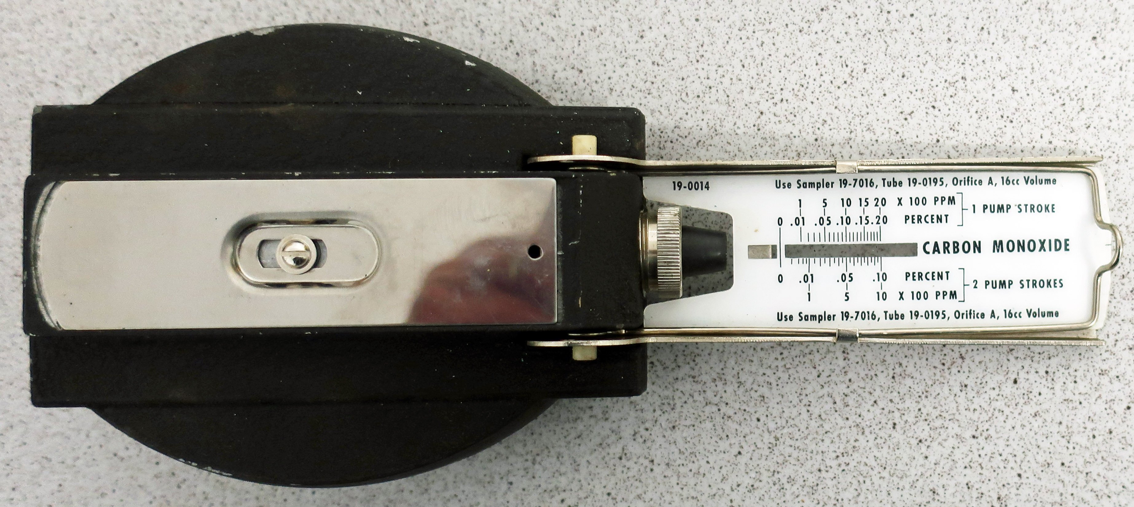 CO-Gasmessgerät für den Bergbau (museum comp:ex CC BY-NC-SA)
