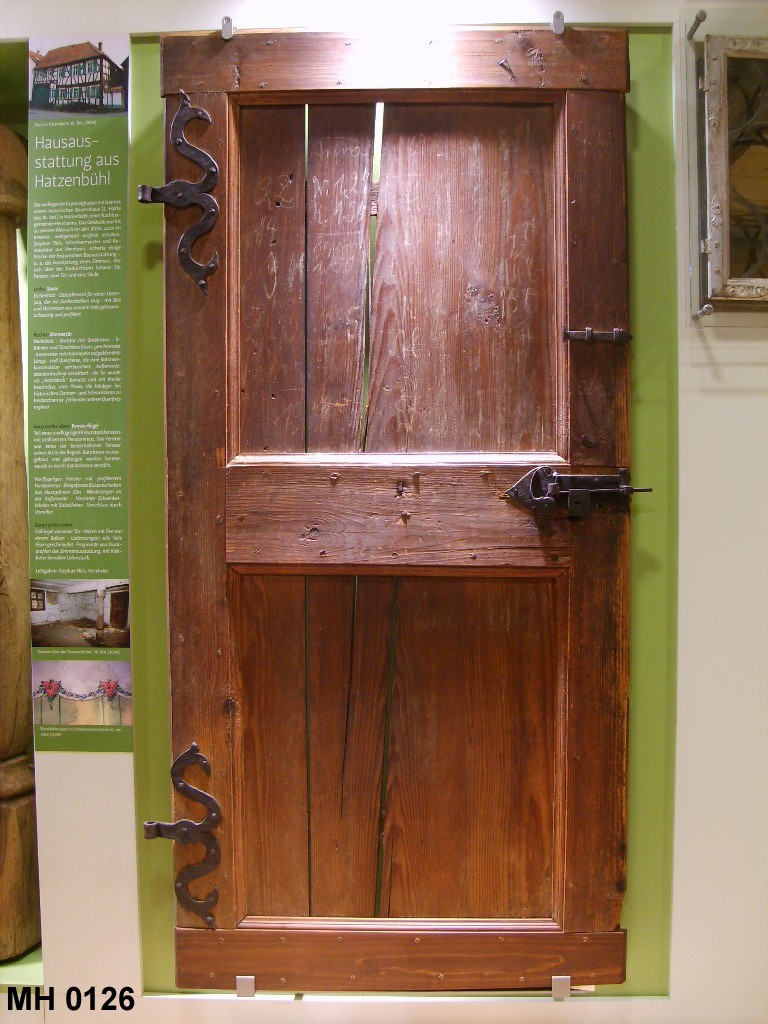 Zimmertür aus Fundkomplex Haus Hatzenbühl (Museum Herxheim CC BY-NC-SA)