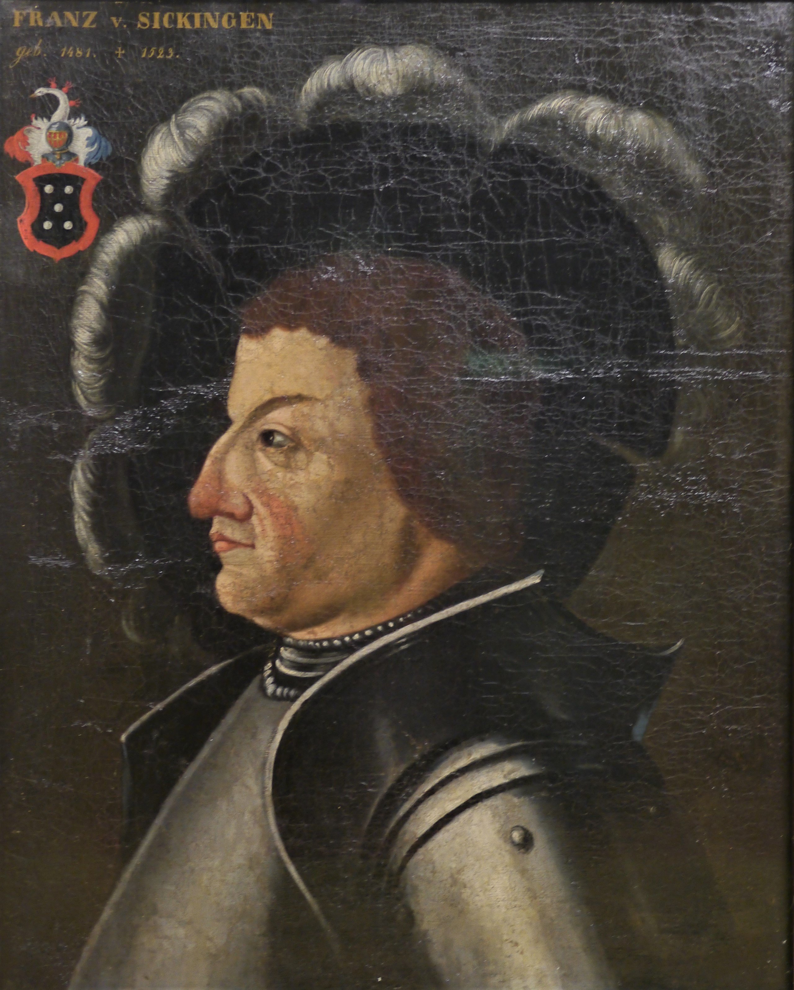 Porträt Franz von Sickingen im Alter von 34 Jahren (Stadtmuseum Simeonstift Trier CC BY-NC-ND)