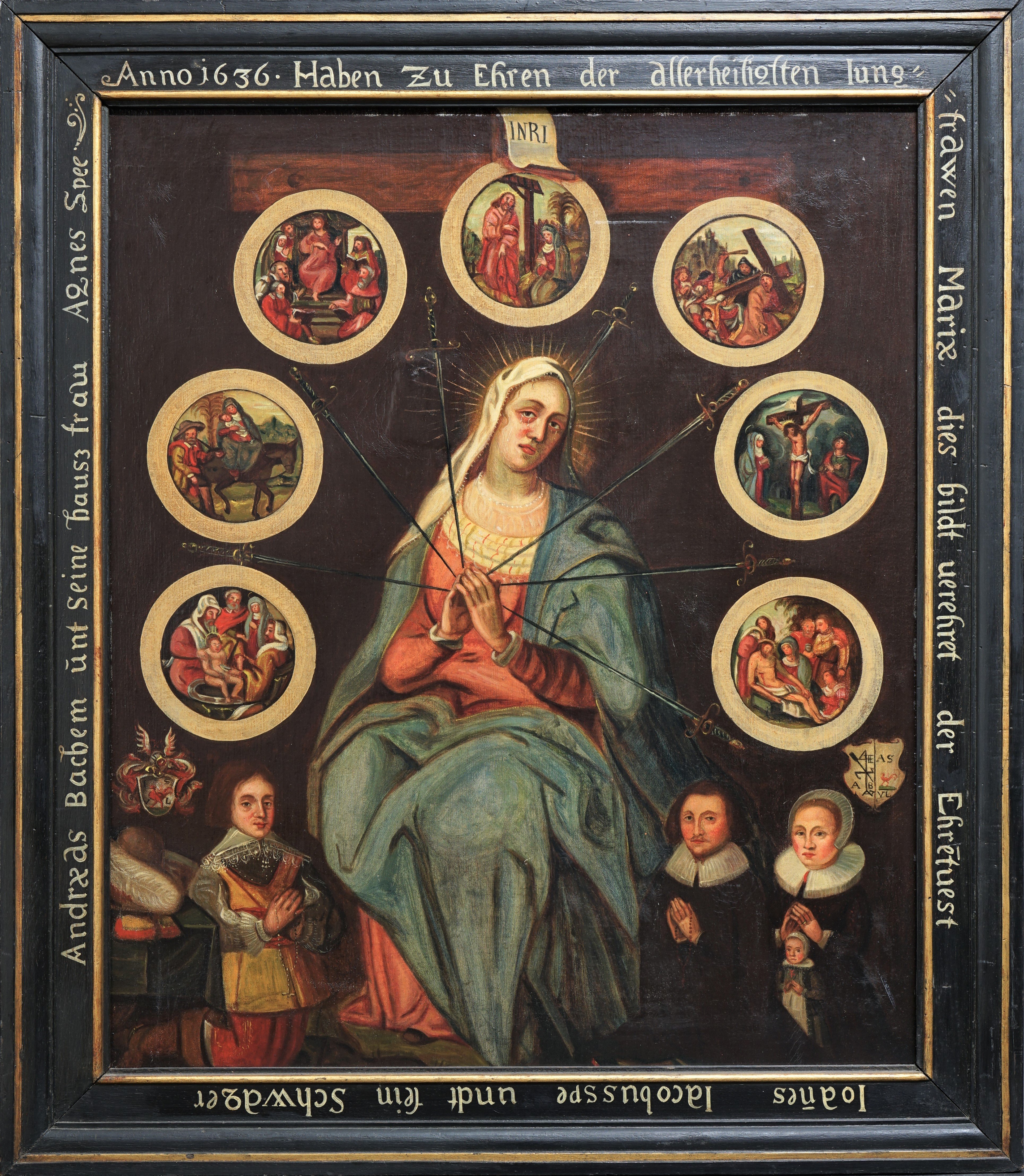 Andachtsbild der schmerzensreichen Mutter Maria (Stadtmuseum Simeonstift Trier CC BY-NC-ND)