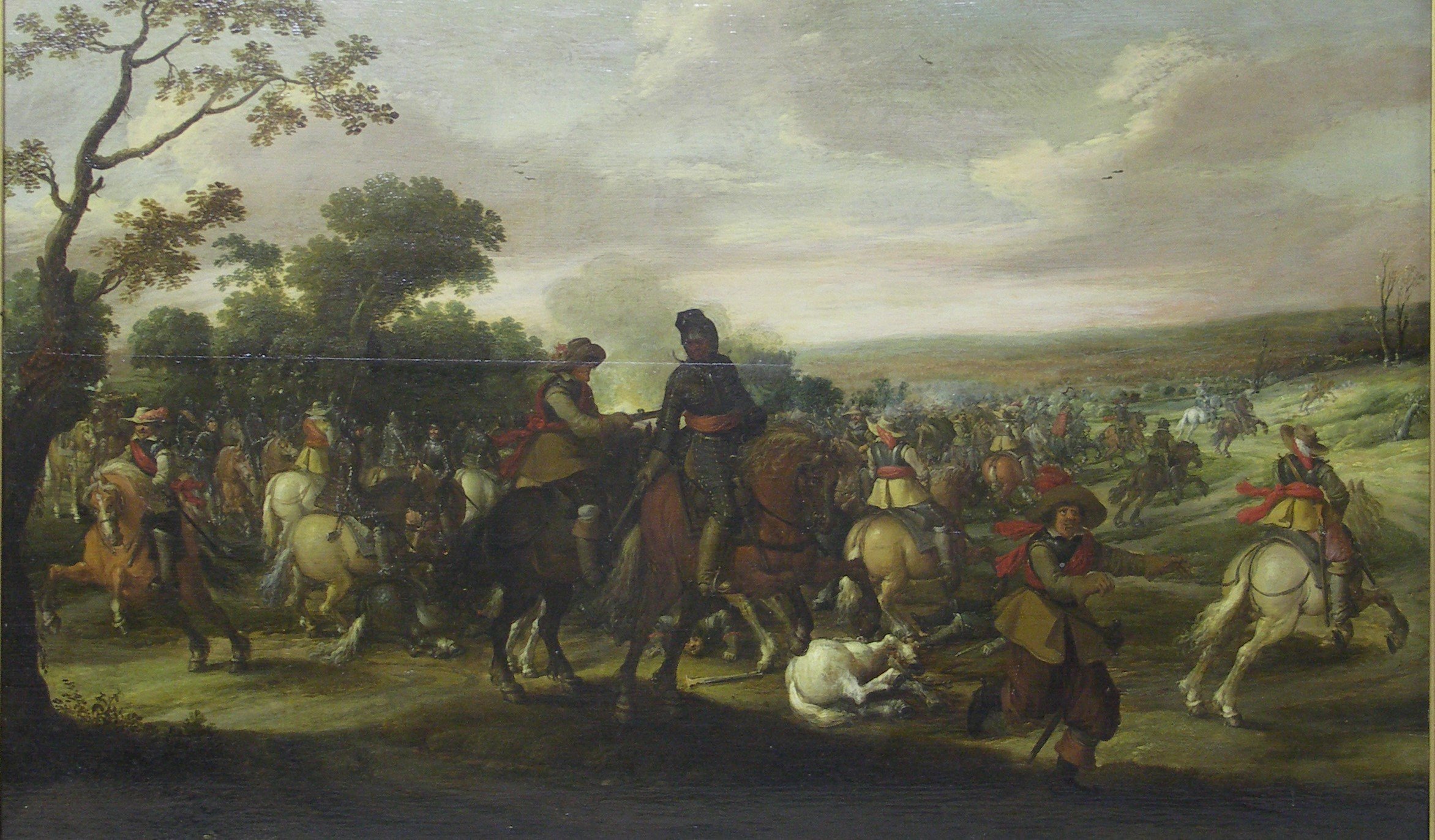 Reitergefecht im Dreißigjährigen Krieg (Stadtmuseum Simeonstift Trier CC BY-NC-ND)