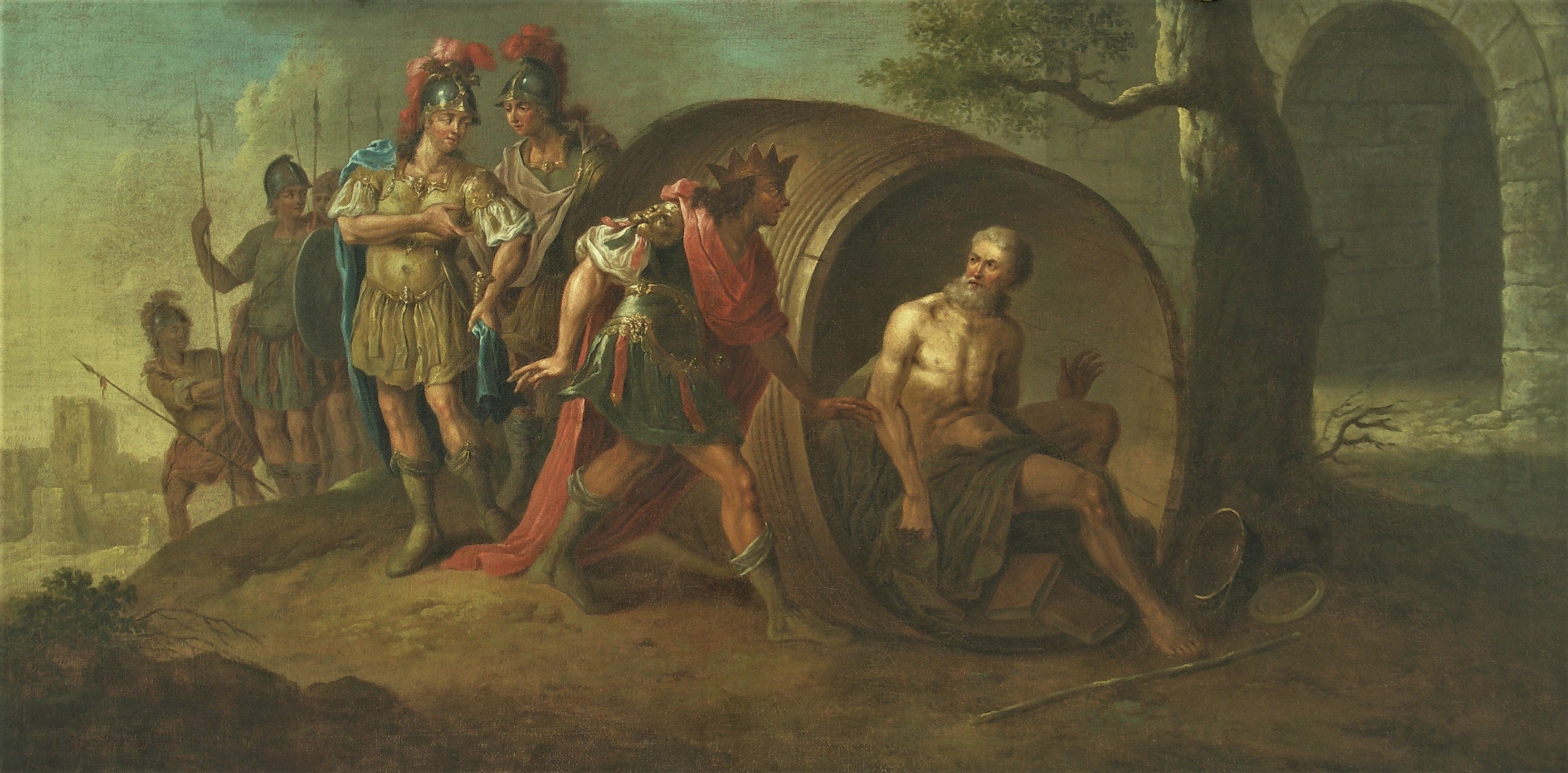 Alexander und Diogenes (Stadtmuseum Simeonstift Trier CC BY-NC-ND)