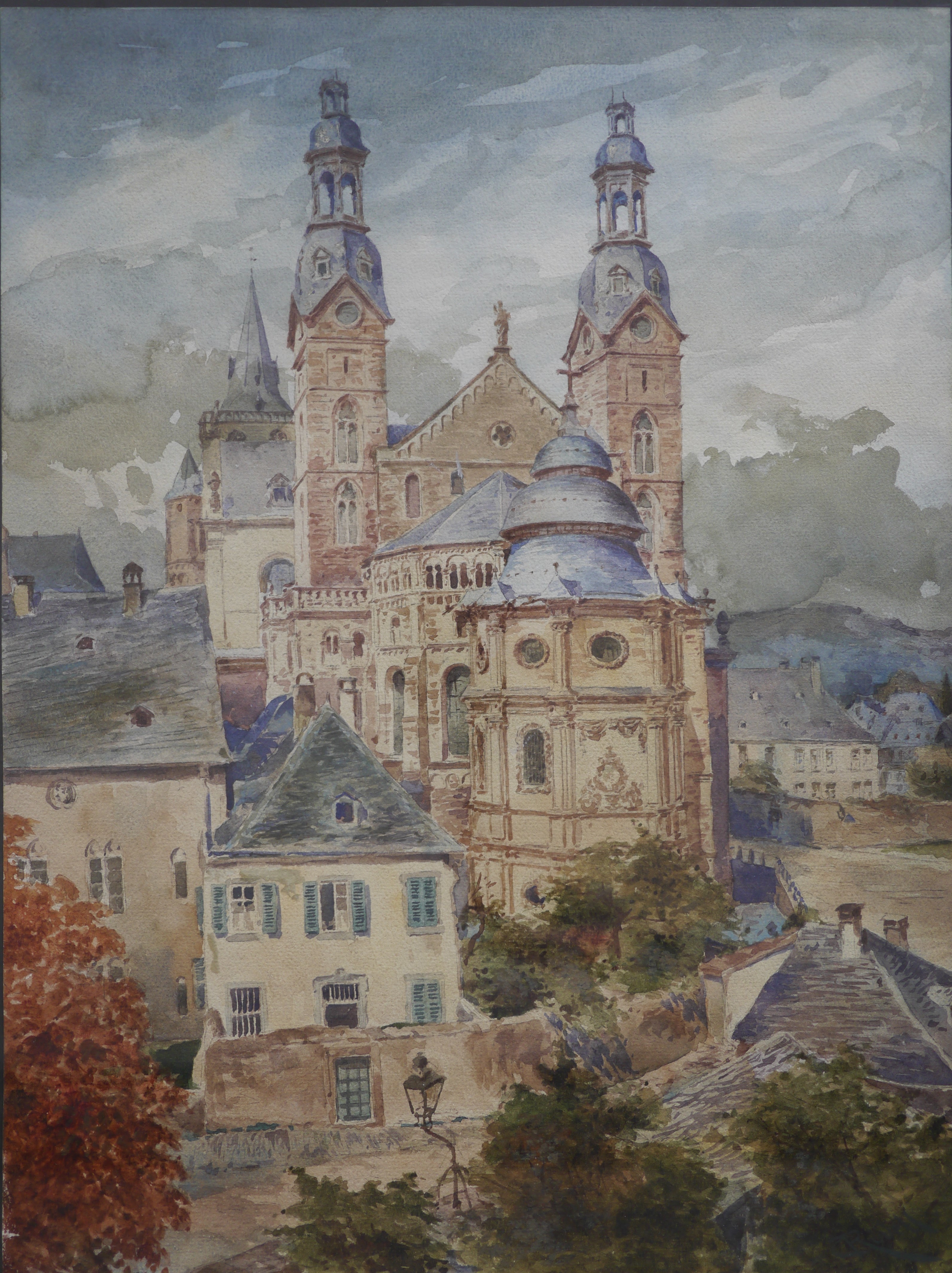 Ansicht des Trierer Doms von Süd-Ost (Stadtmuseum Simeonstift Trier CC BY-NC-ND)