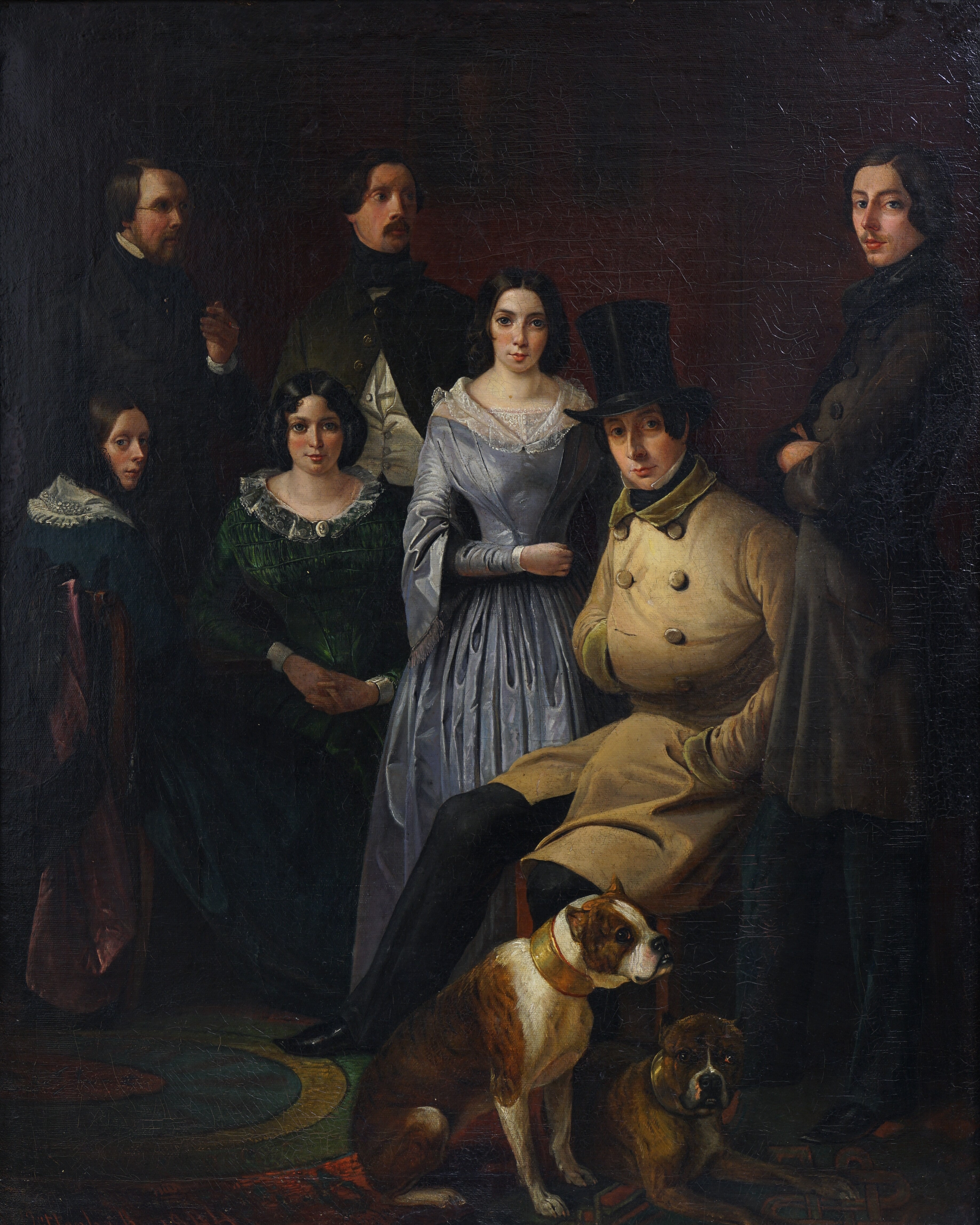 Porträt einer Trierer Familie (Stadtmuseum Simeonstift Trier CC BY-NC-ND)