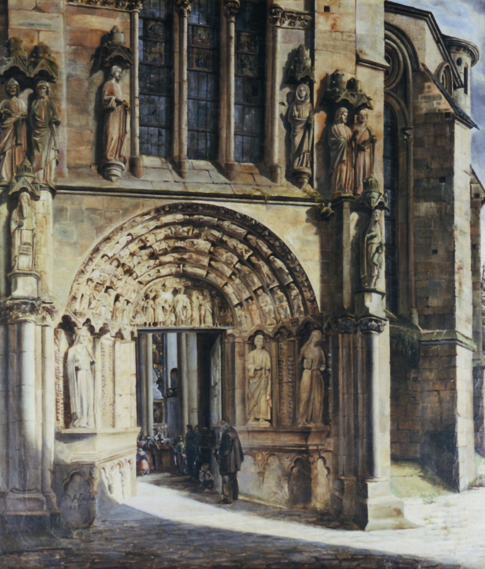 Das Westportal der Trierer Liebfrauenkirche (Stadtmuseum Simeonstift Trier CC BY-NC-ND)