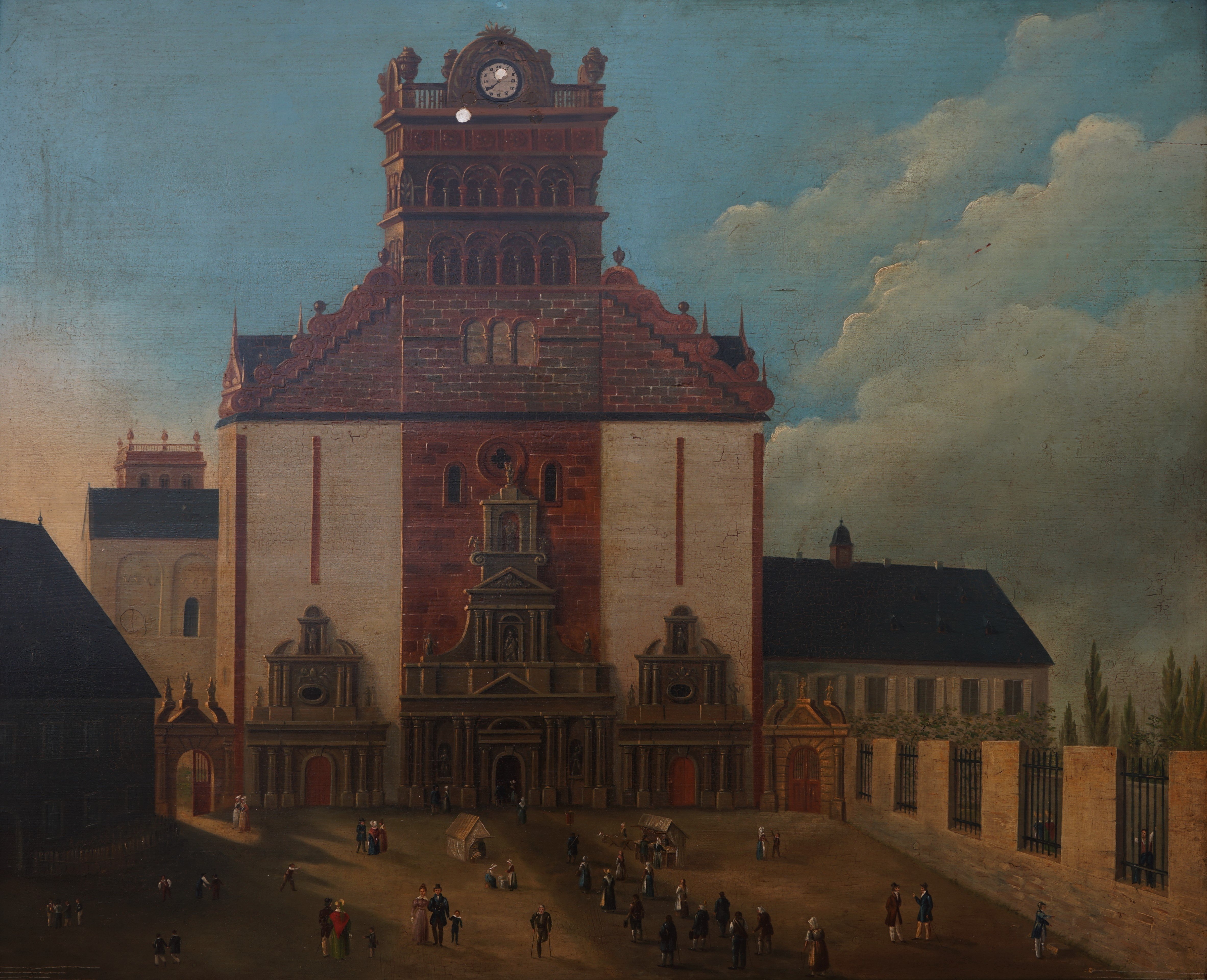 Ansicht der Trierer Abteikirche St. Matthias (Stadtmuseum Simeonstift Trier CC BY-NC-ND)