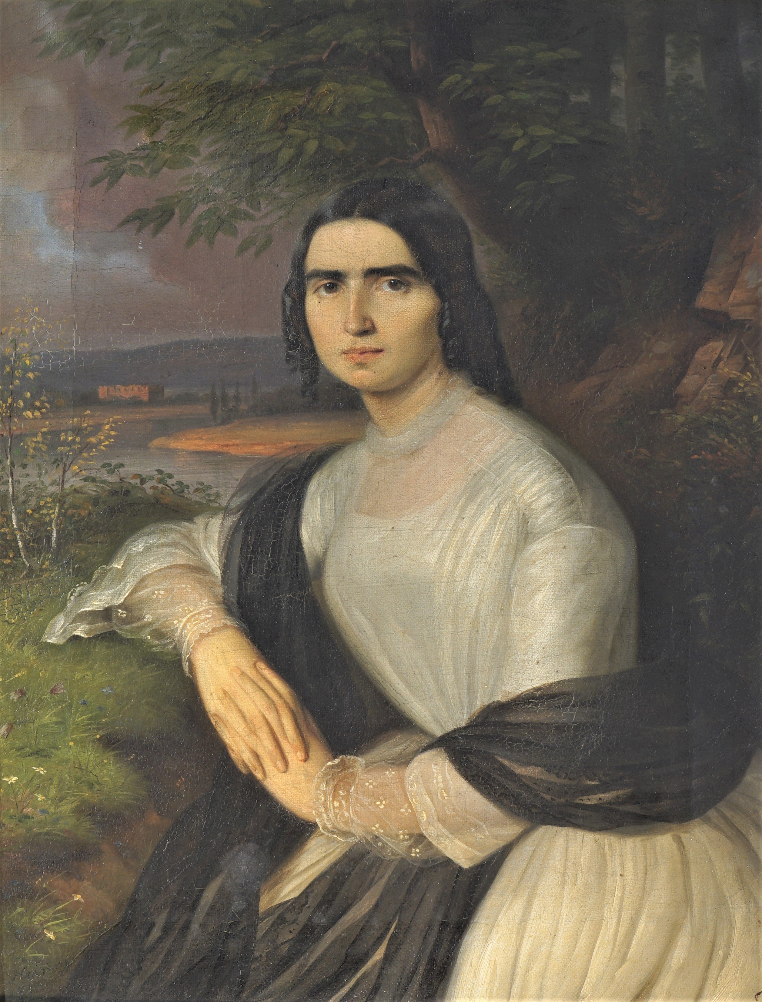 Porträt der Nonne zum Guten Hirten Anna Marx (Trier 1826 - 1854 Angers) (Stadtmuseum Simeonstift Trier CC BY-NC-ND)