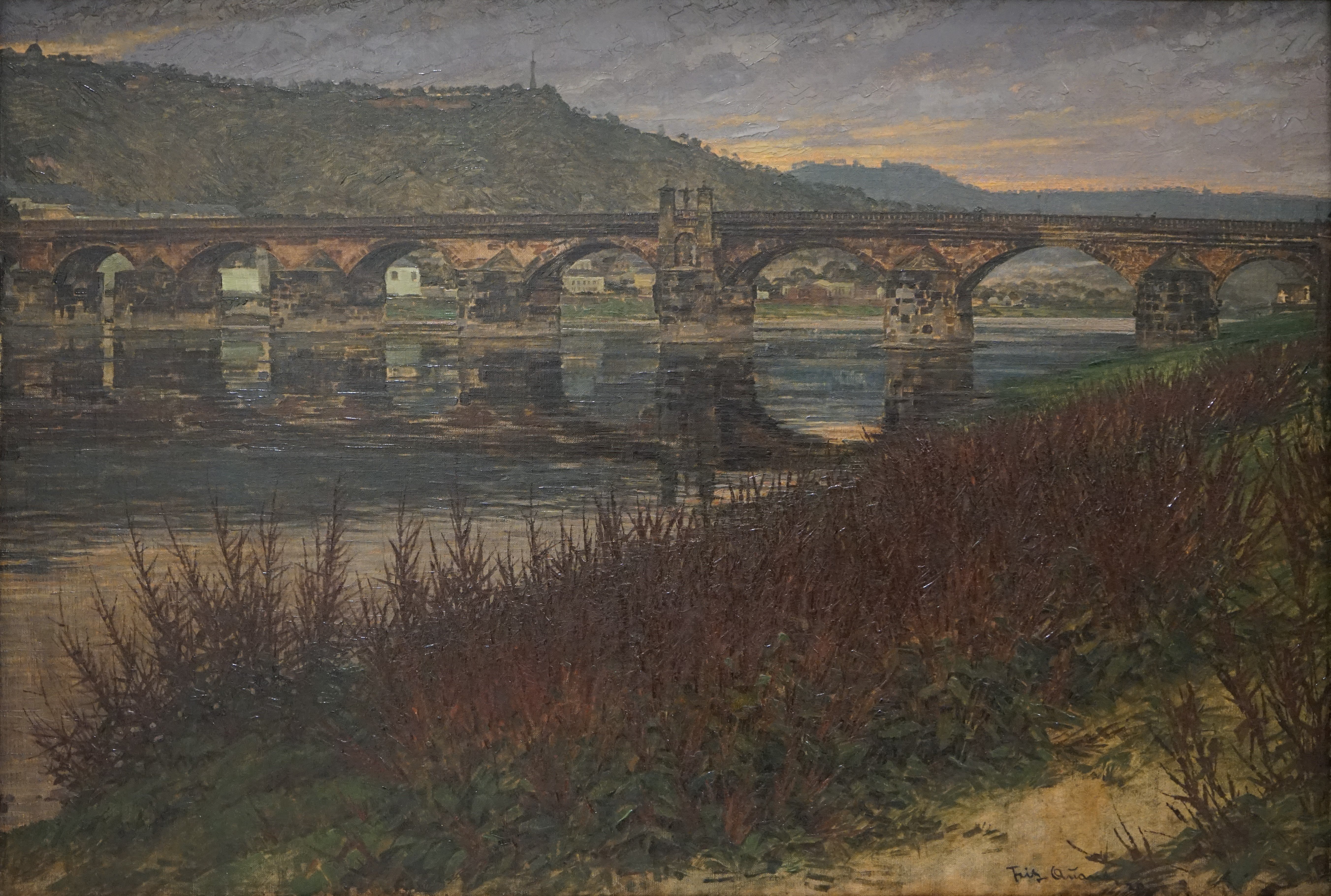 Die Trierer Römerbrücke (Stadtmuseum Simeonstift Trier CC BY-NC-ND)