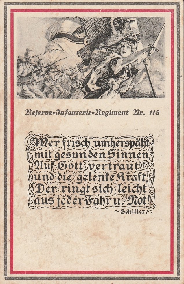 Kriegs-Erinnerungen 1914 - Postkartenalbum (Museum Guntersblum CC BY-NC-SA)