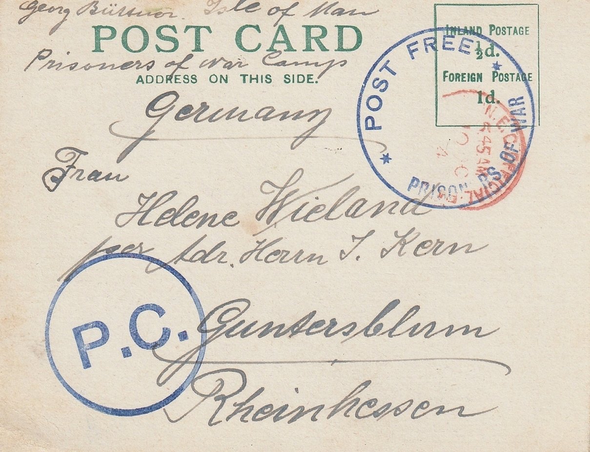Korrespondenz Georg Büttner und Helene Wieland, 1914 und 1917 (Kulturverein Guntersblum CC BY-NC-SA)