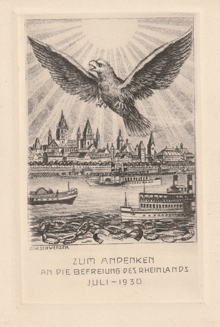 Postkarten zur Befreiung des Rheinlands (Kulturverein CC BY-NC-SA)