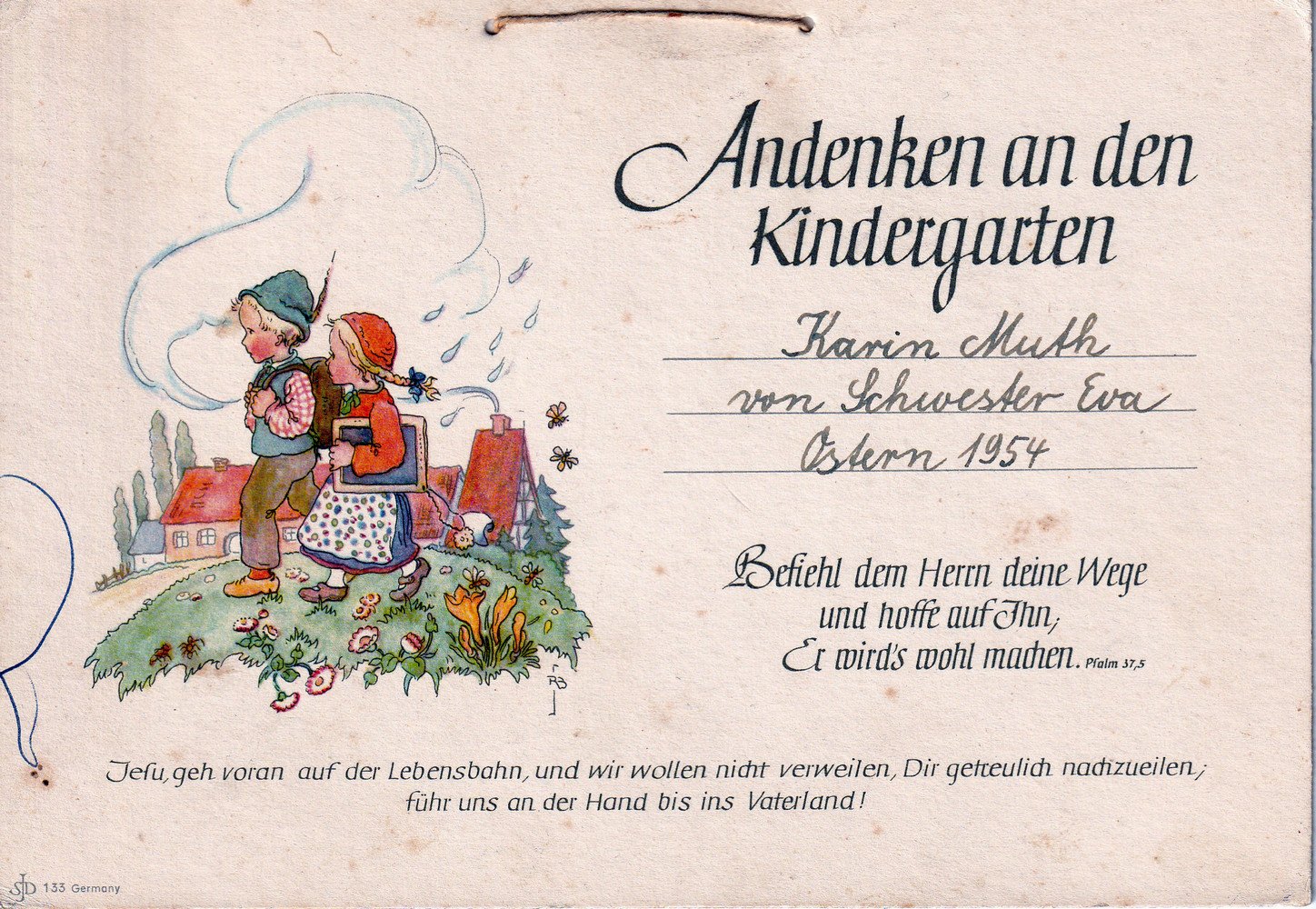 43003 Kindergarten 1954 (Kulturverein Guntersblum CC BY-NC-SA)